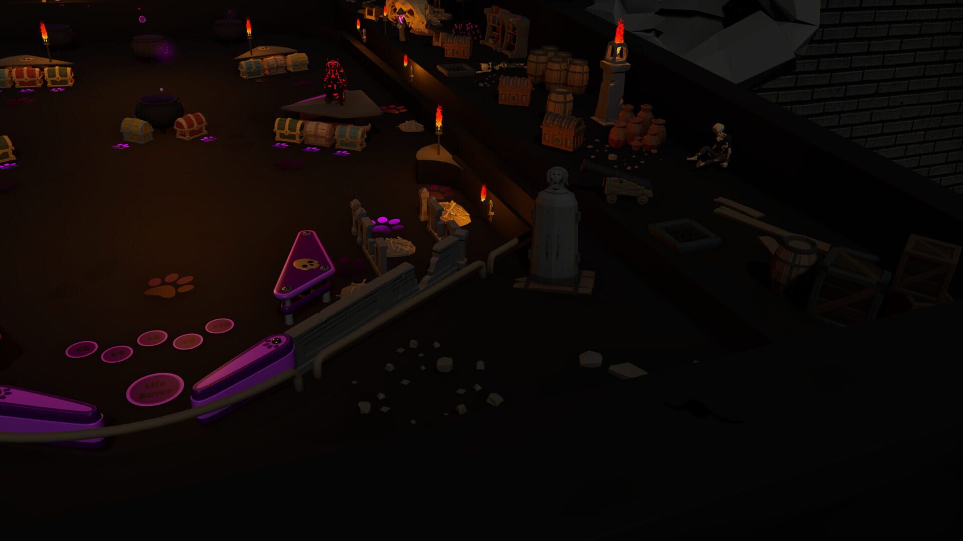 Roxy Raccoon's Pinball Panic: Medieval Mayhem - Screenshot