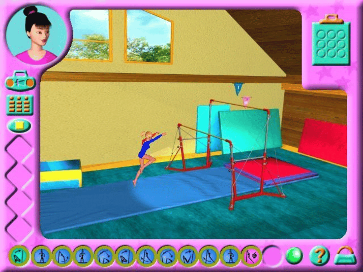 Barbie's Team Gymnastics screenshot