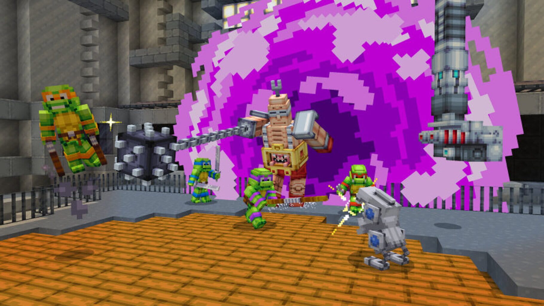 Captura de pantalla - Minecraft: Teenage Mutant Ninja Turtles