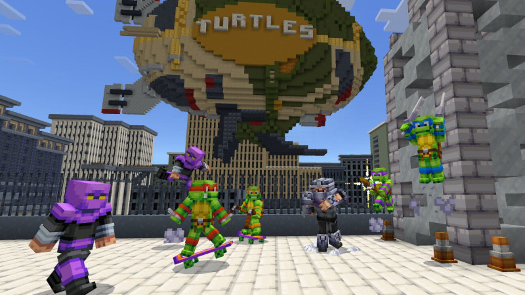 Captura de pantalla - Minecraft: Teenage Mutant Ninja Turtles