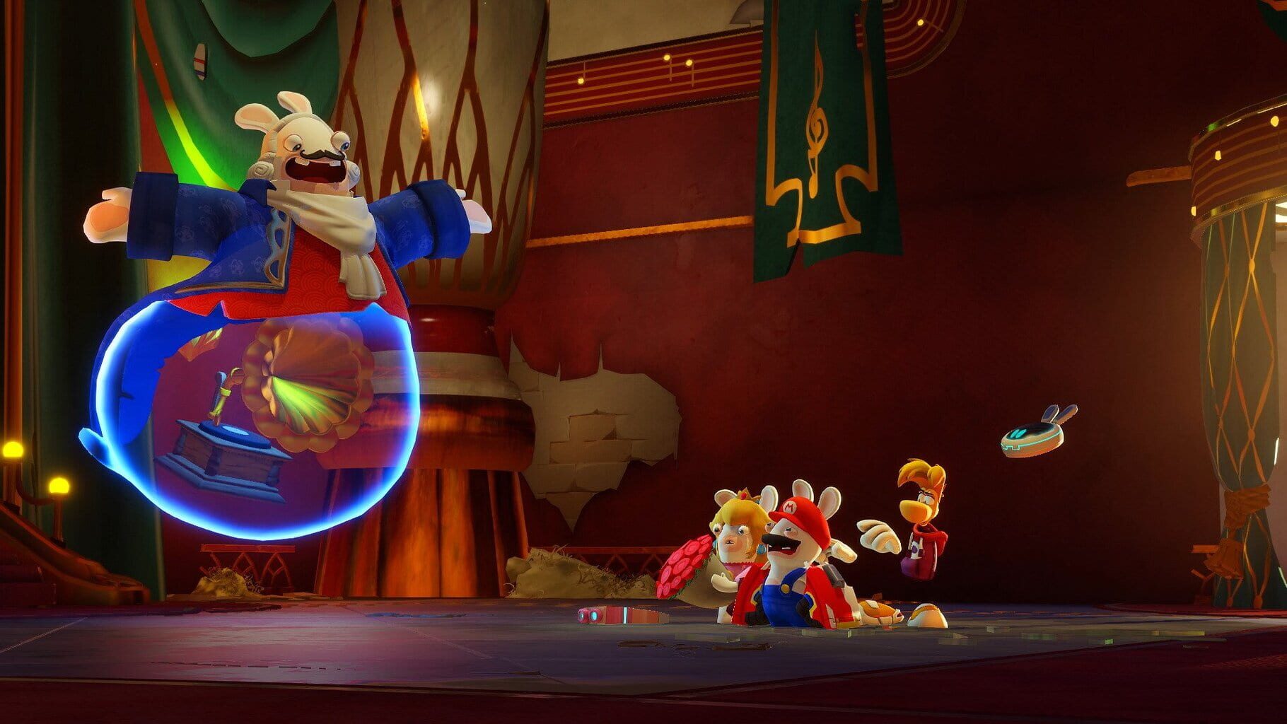 Captura de pantalla - Mario + Rabbids Sparks of Hope: Rayman in the Phantom Show