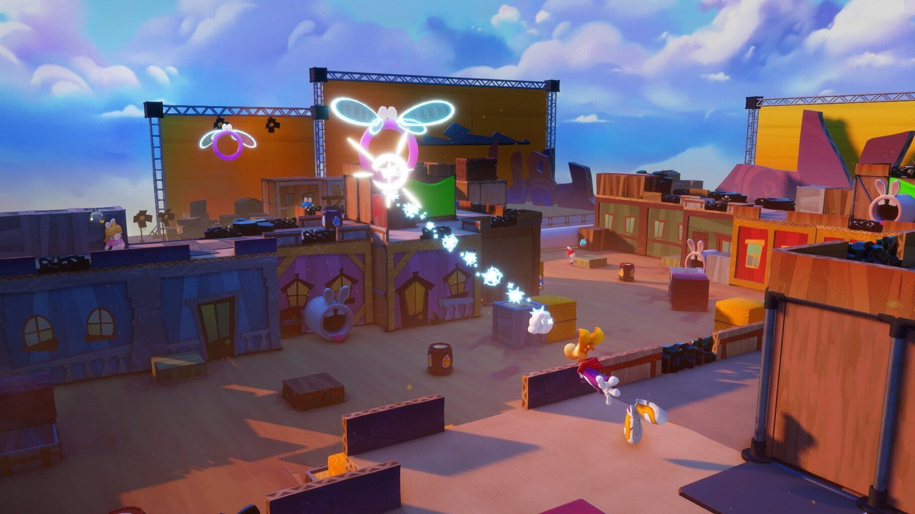 Captura de pantalla - Mario + Rabbids Sparks of Hope: Rayman in the Phantom Show