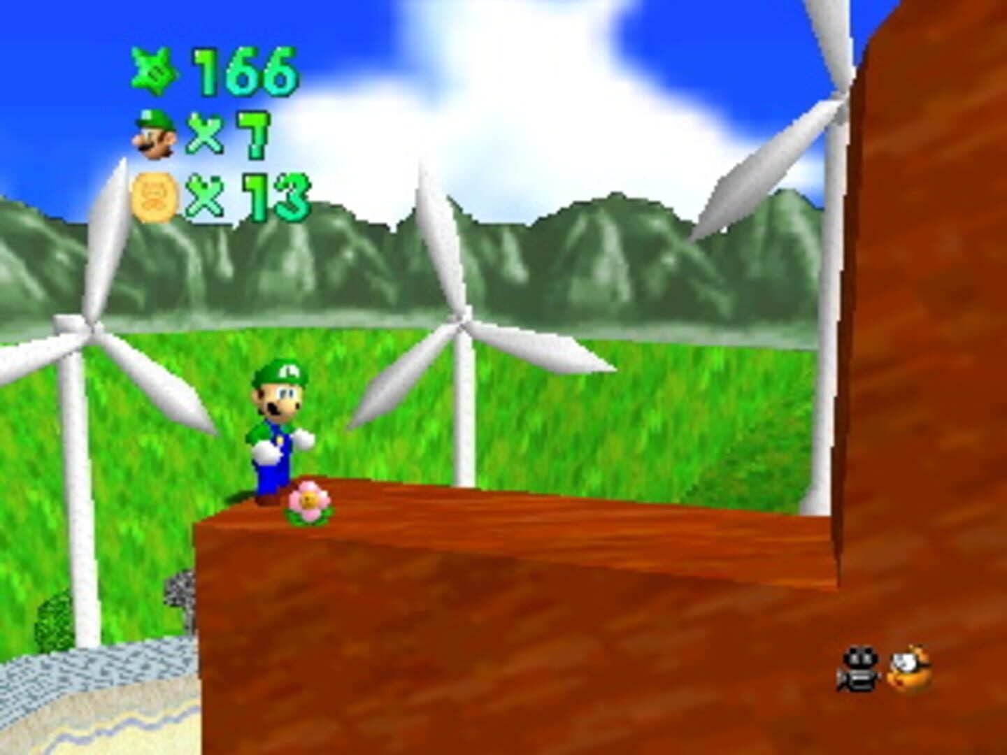 Captura de pantalla - Super Luigi 64: The Flower Cup