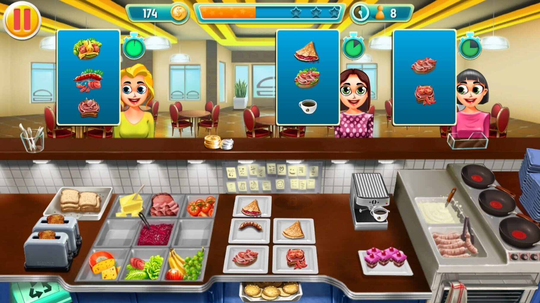 Breakfast Bar Tycoon: Couch Co-op Edition screenshot