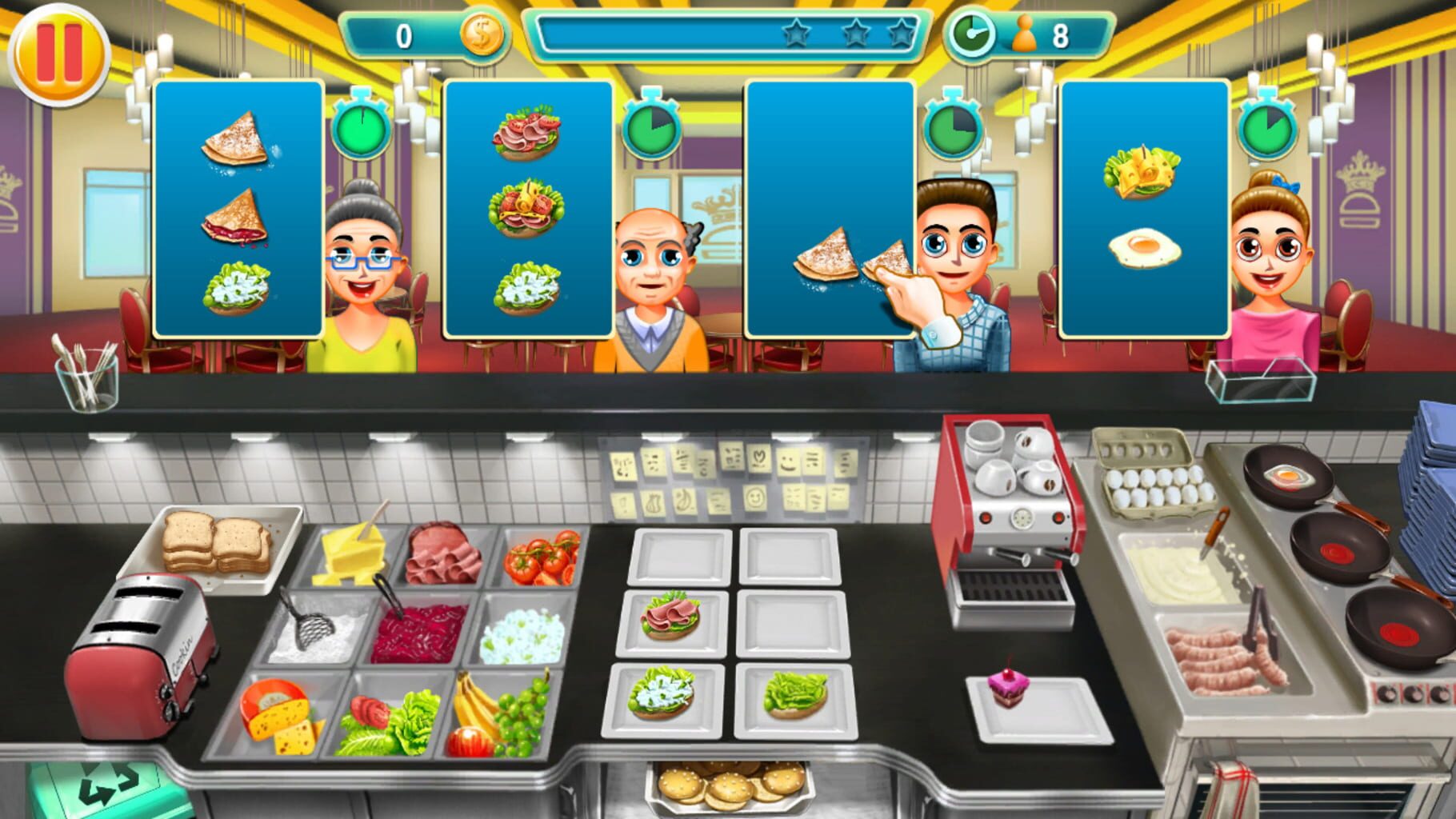 Breakfast Bar Tycoon: Couch Co-op Edition screenshot