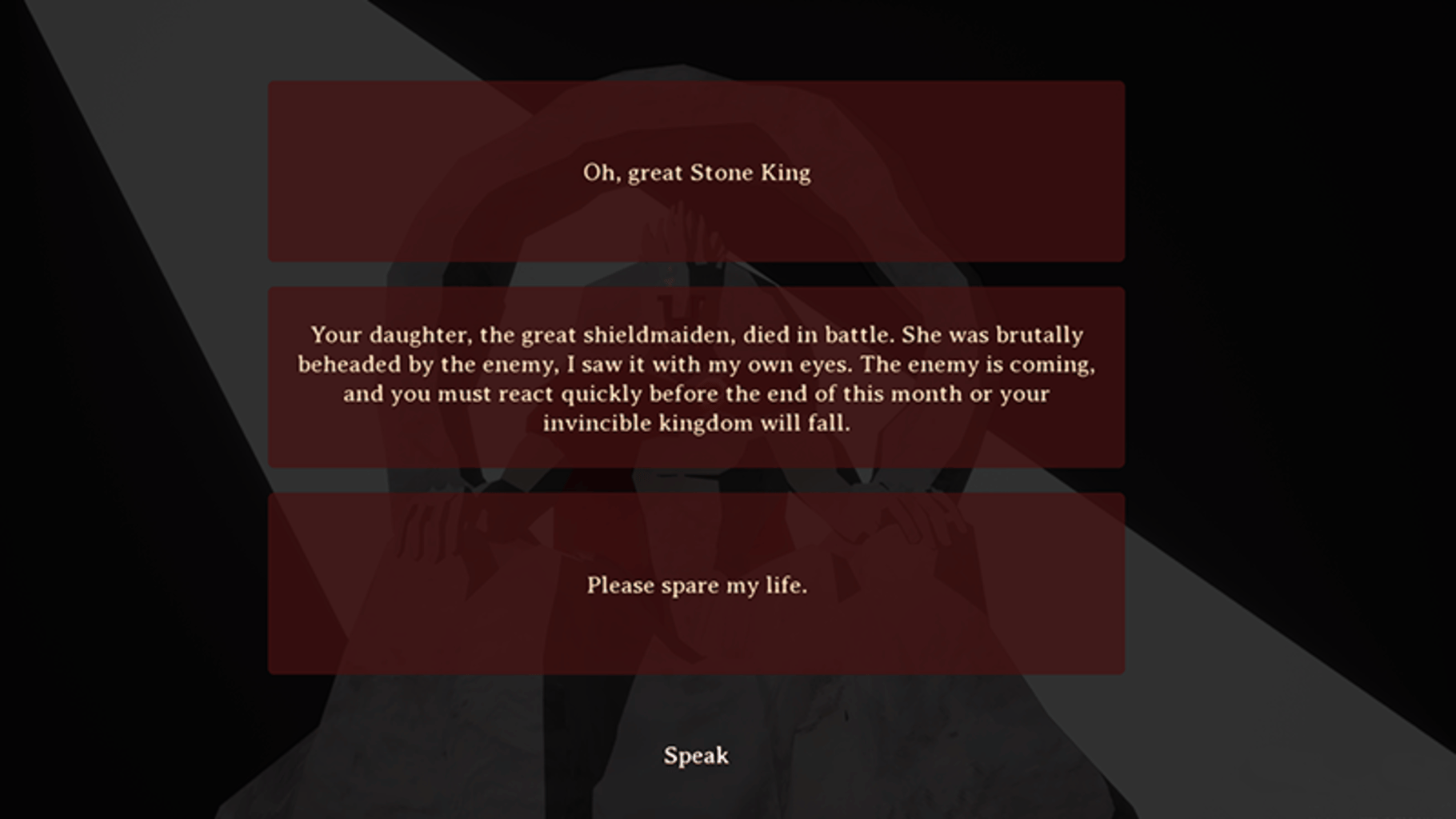 A Message For The Stone King screenshot