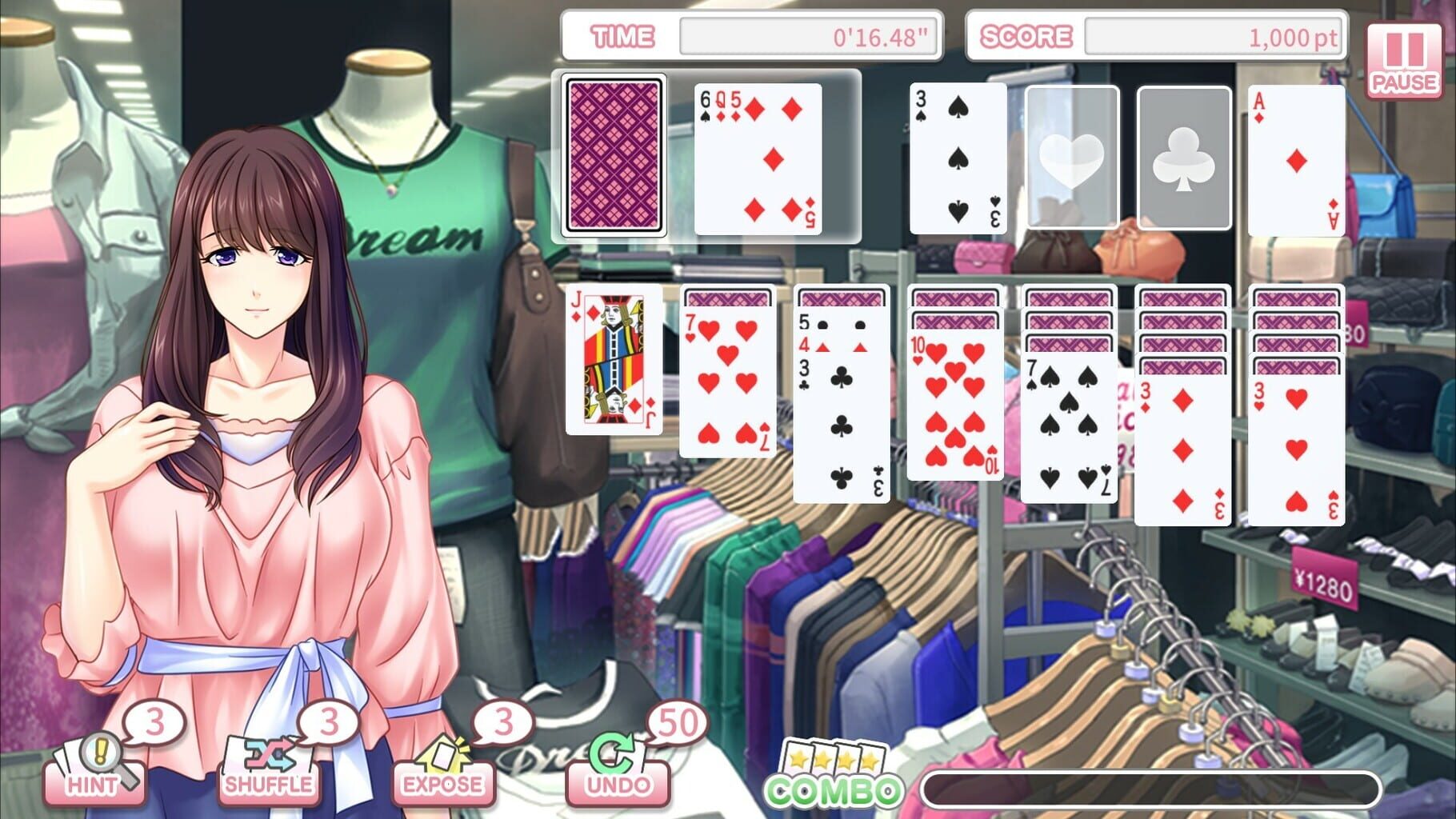 Pretty Girls Klondike Solitaire Plus screenshot