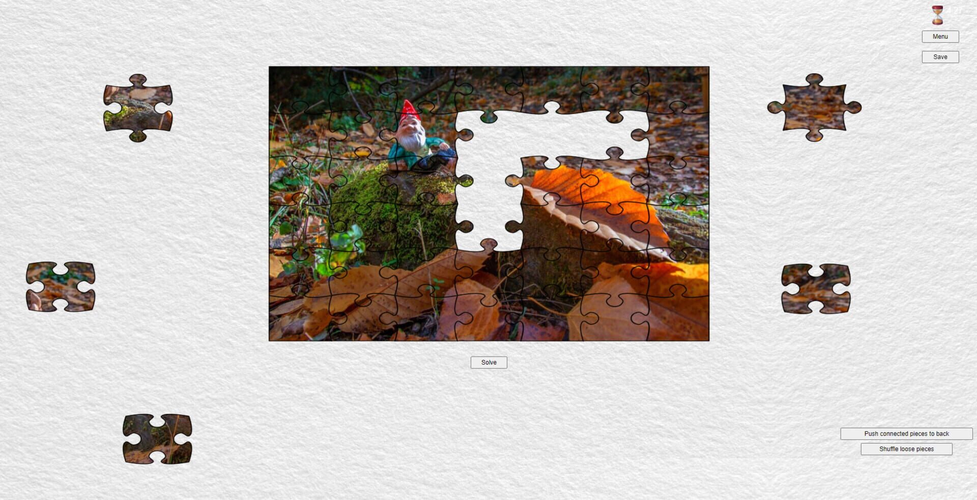 Gnome Enchanted Jigsaw Puzzles: Expansion Pack 8 - Screenshot