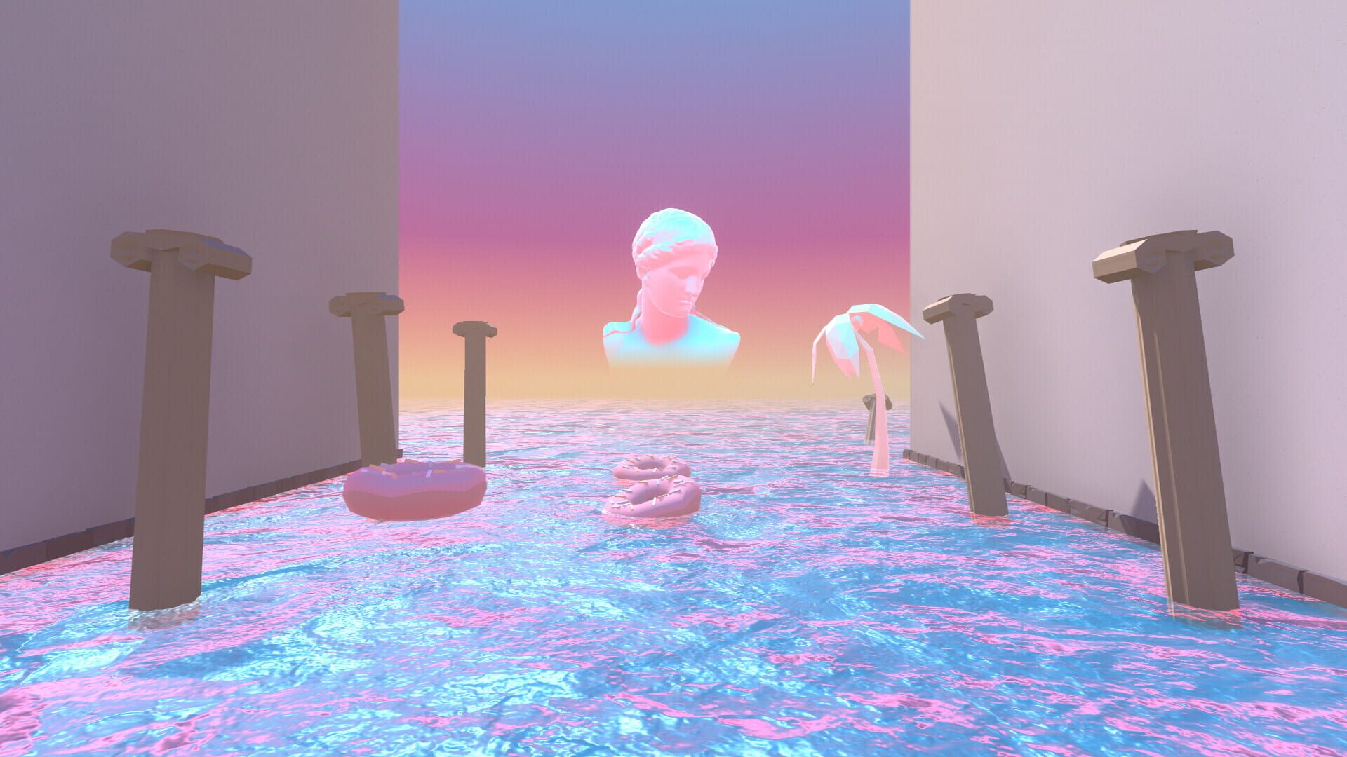 Vapor Up! With Man with Apple - Screenshot