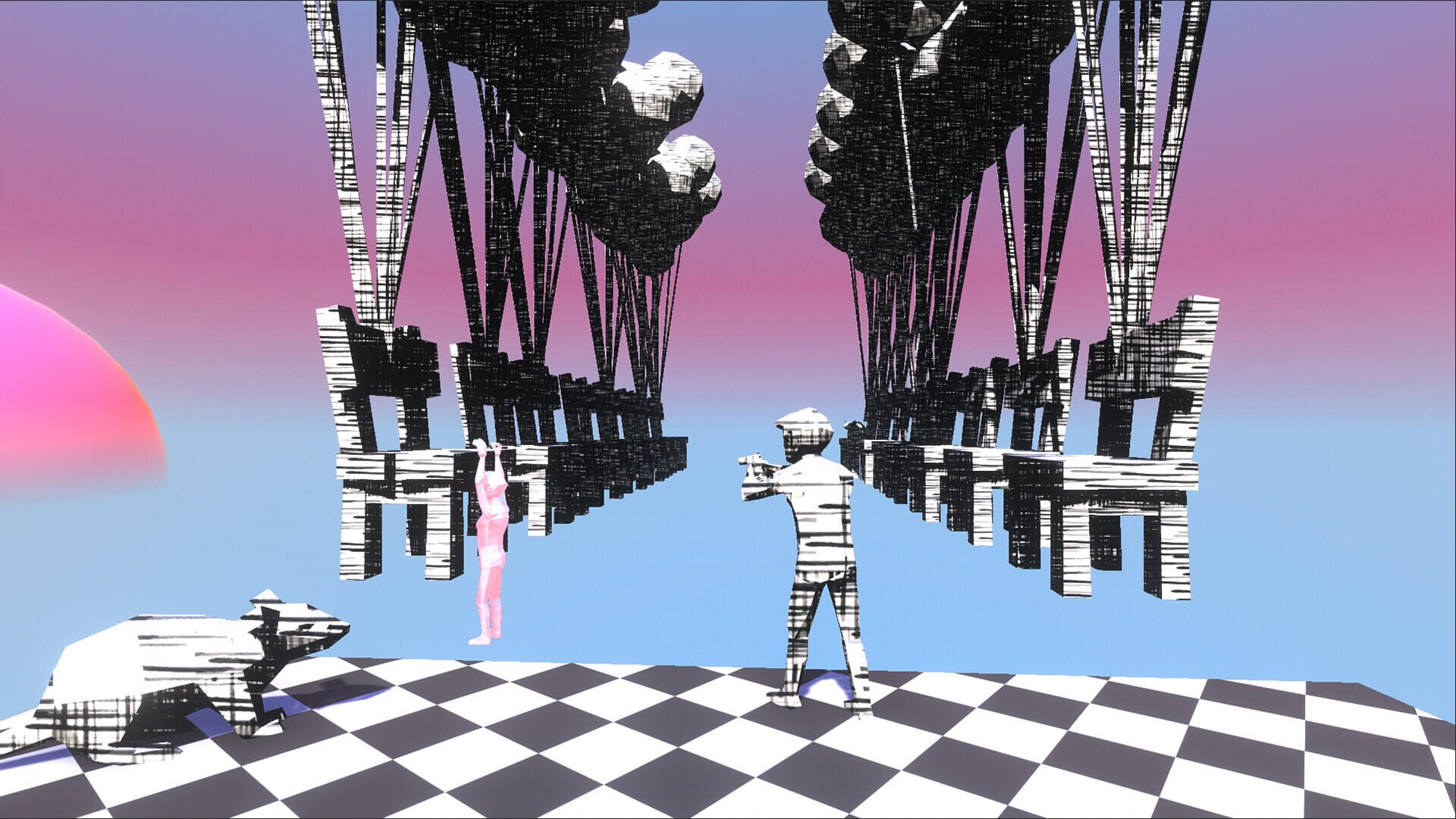Vapor Up! With Man with Apple - Screenshot