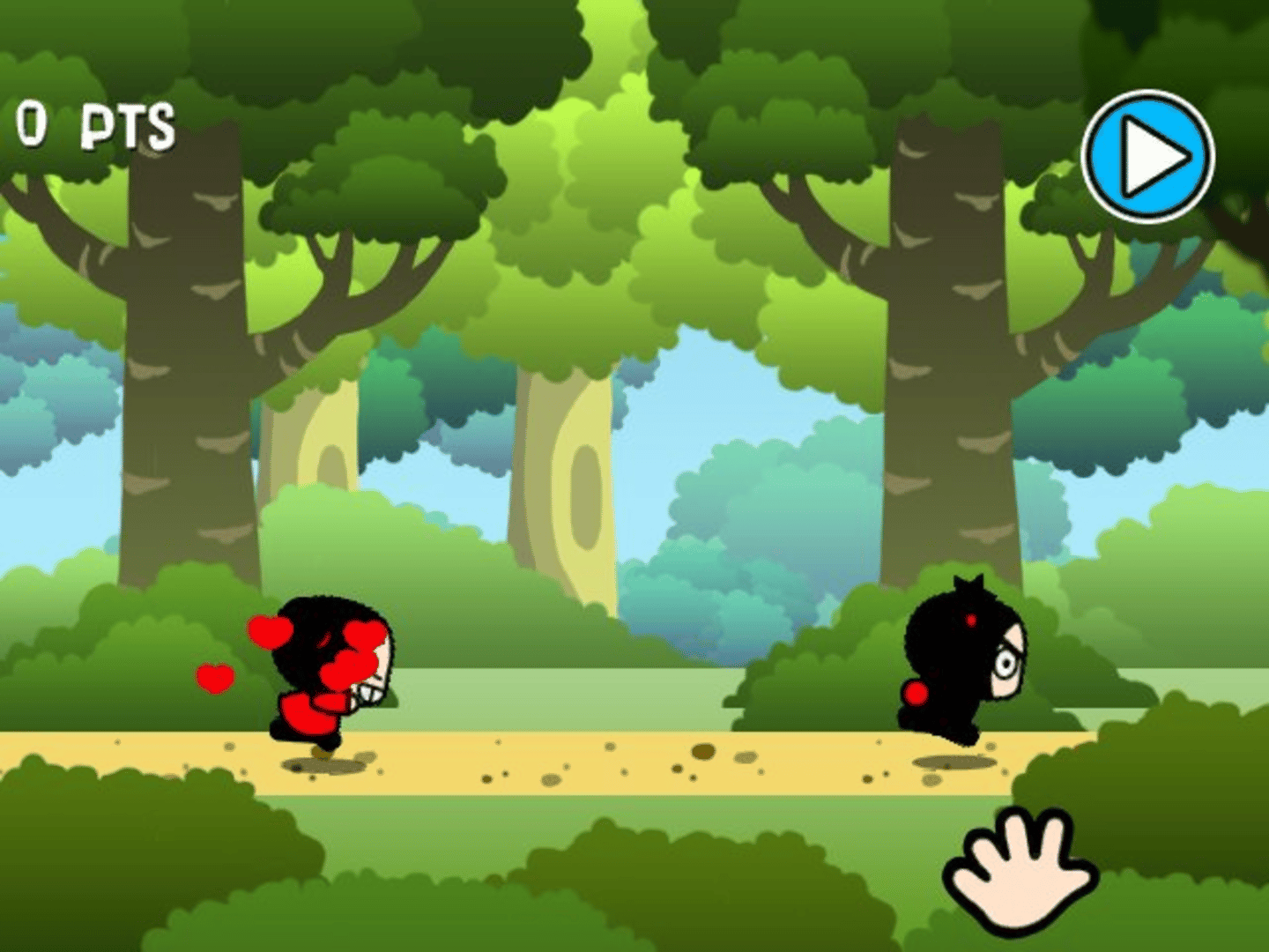 Pucca's Kisses screenshot