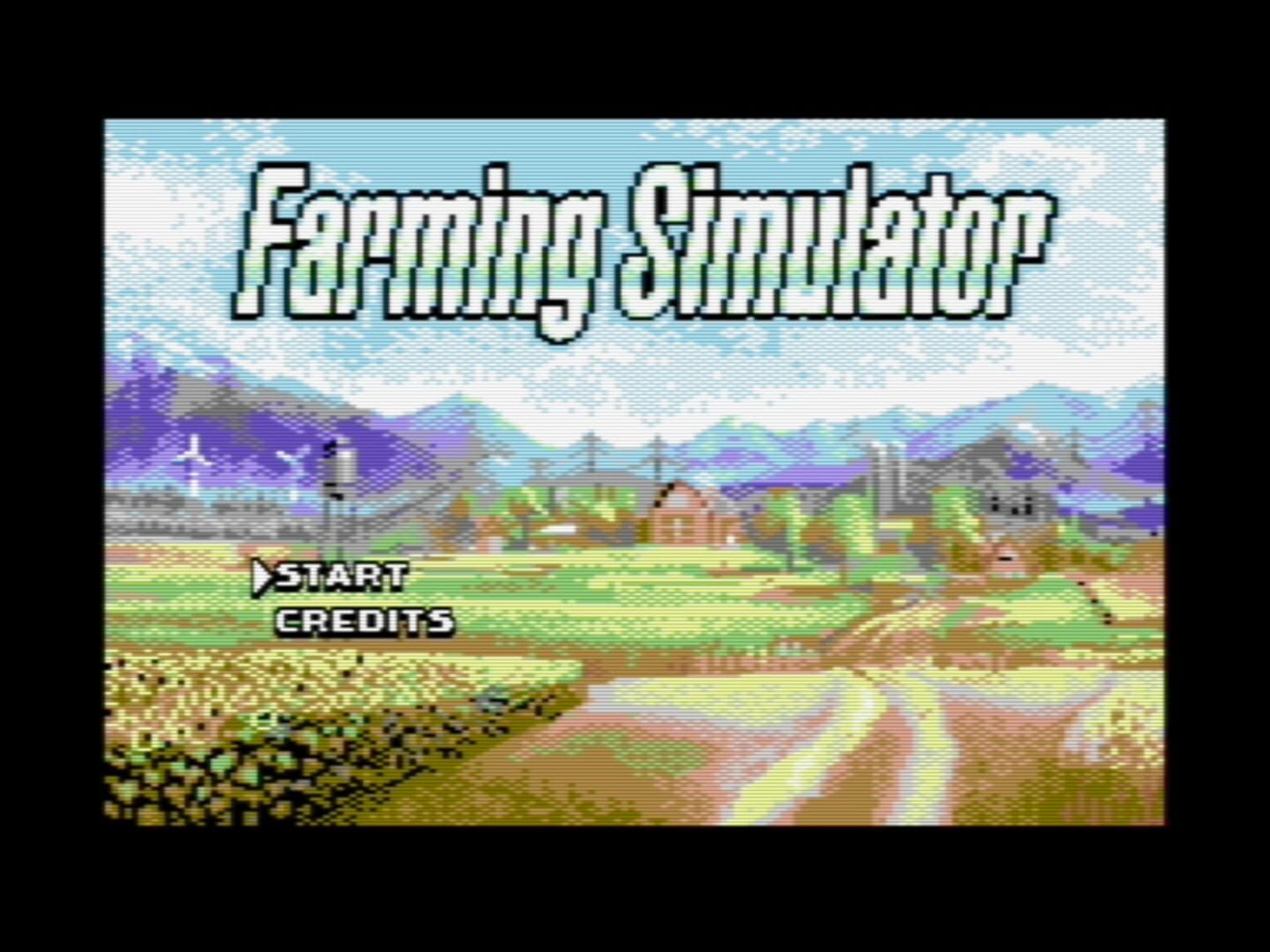 Captura de pantalla - Farming Simulator C64 Edition