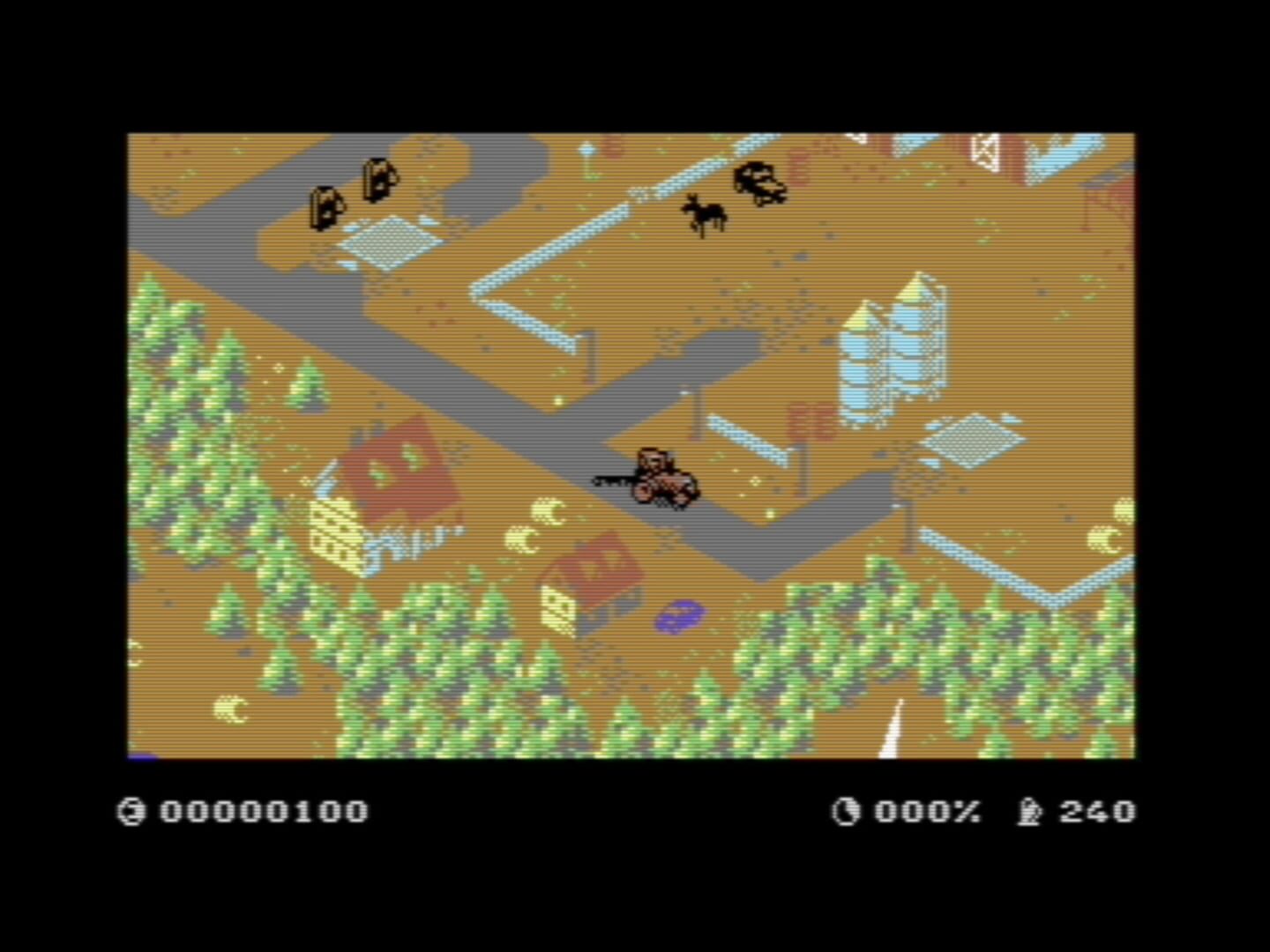 Captura de pantalla - Farming Simulator C64 Edition