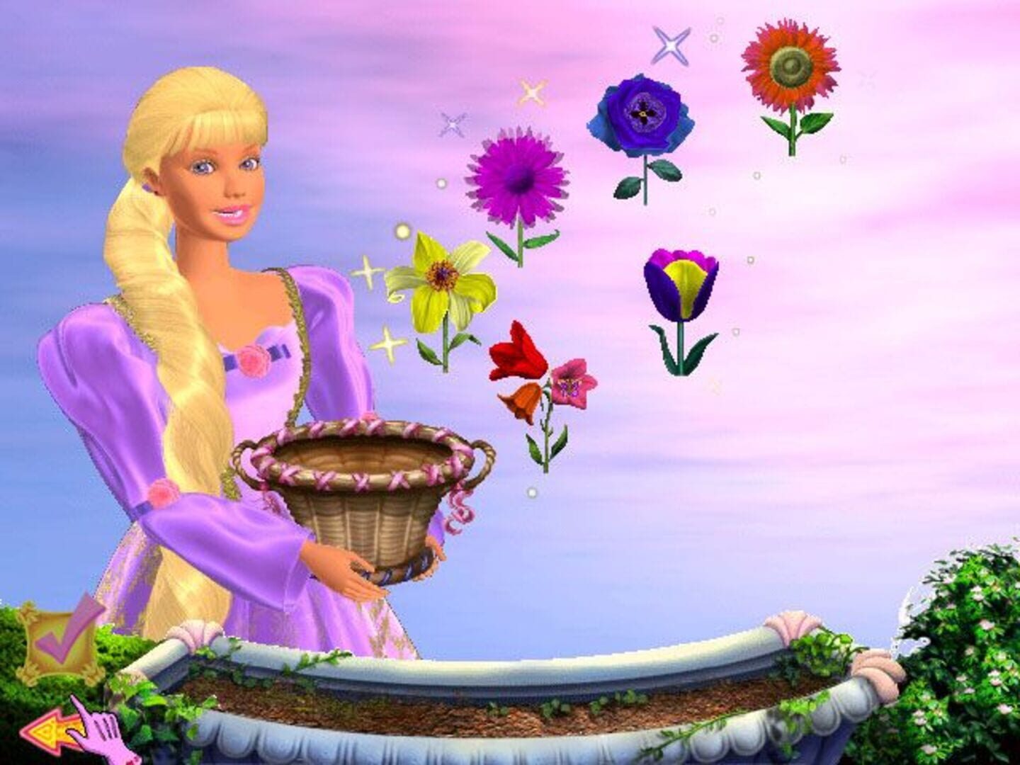 Captura de pantalla - Barbie as Rapunzel: A Creative Adventure