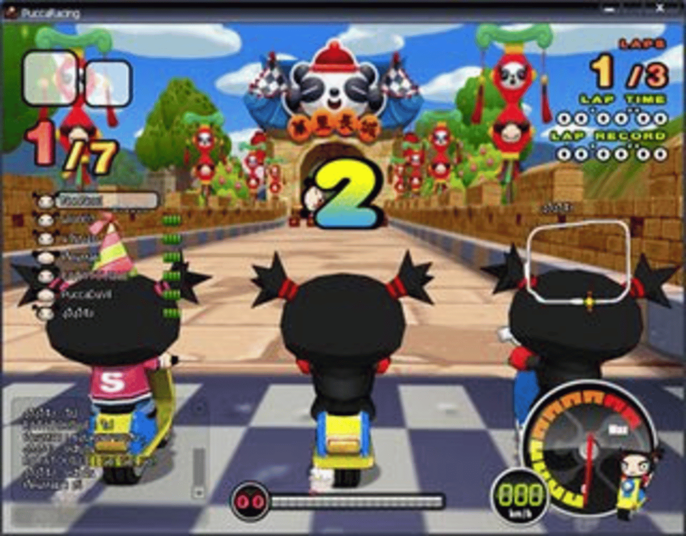 Pucca Racing: World Bike Tour screenshot