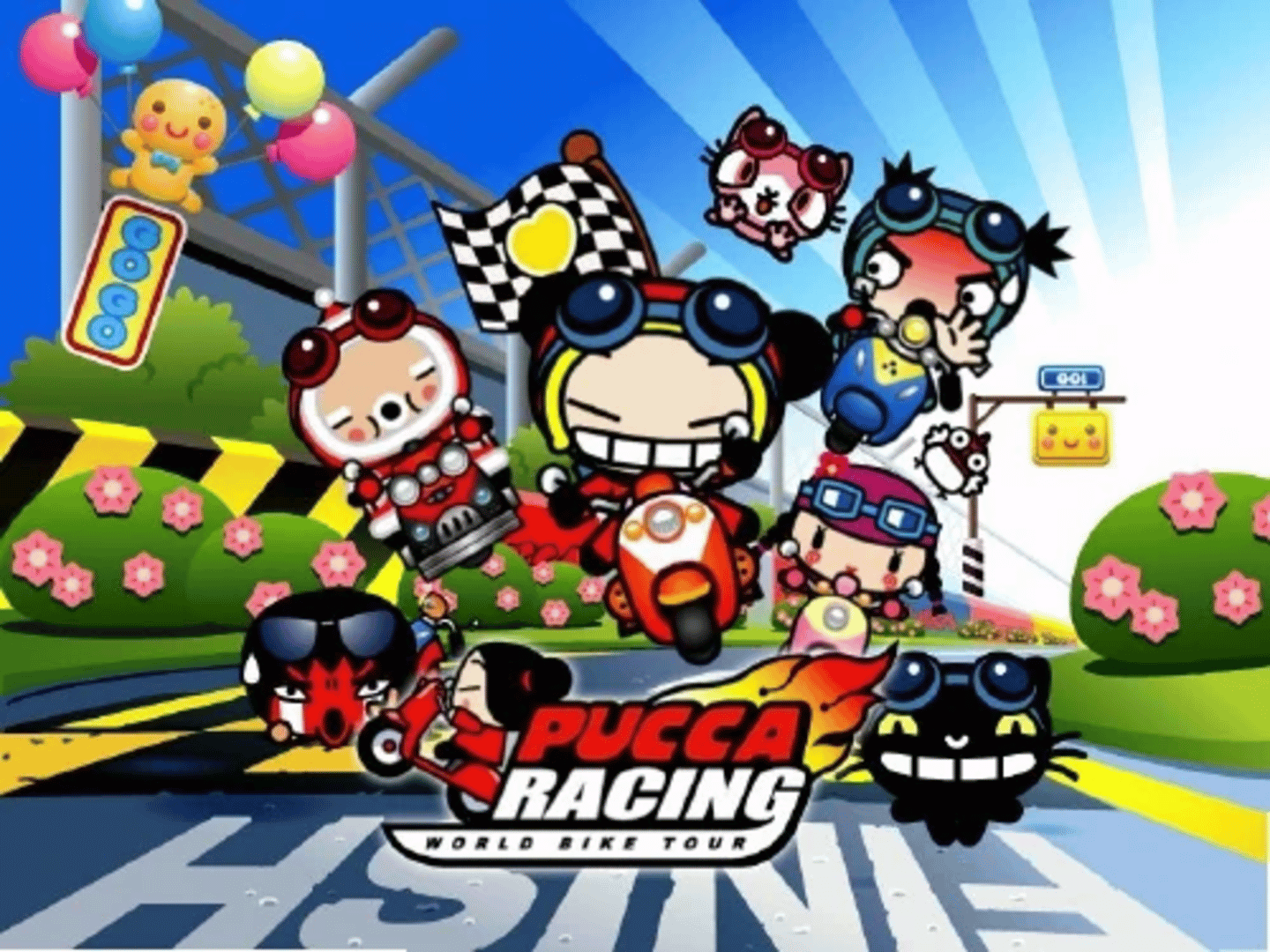 Pucca Racing: World Bike Tour screenshot