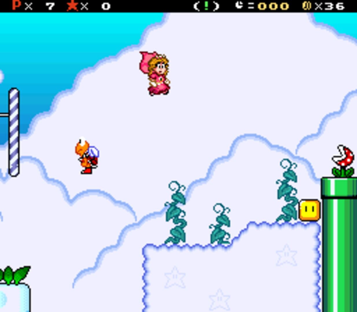 Captura de pantalla - Super Mario World: The Princess Rescue 3 - The Turnabout