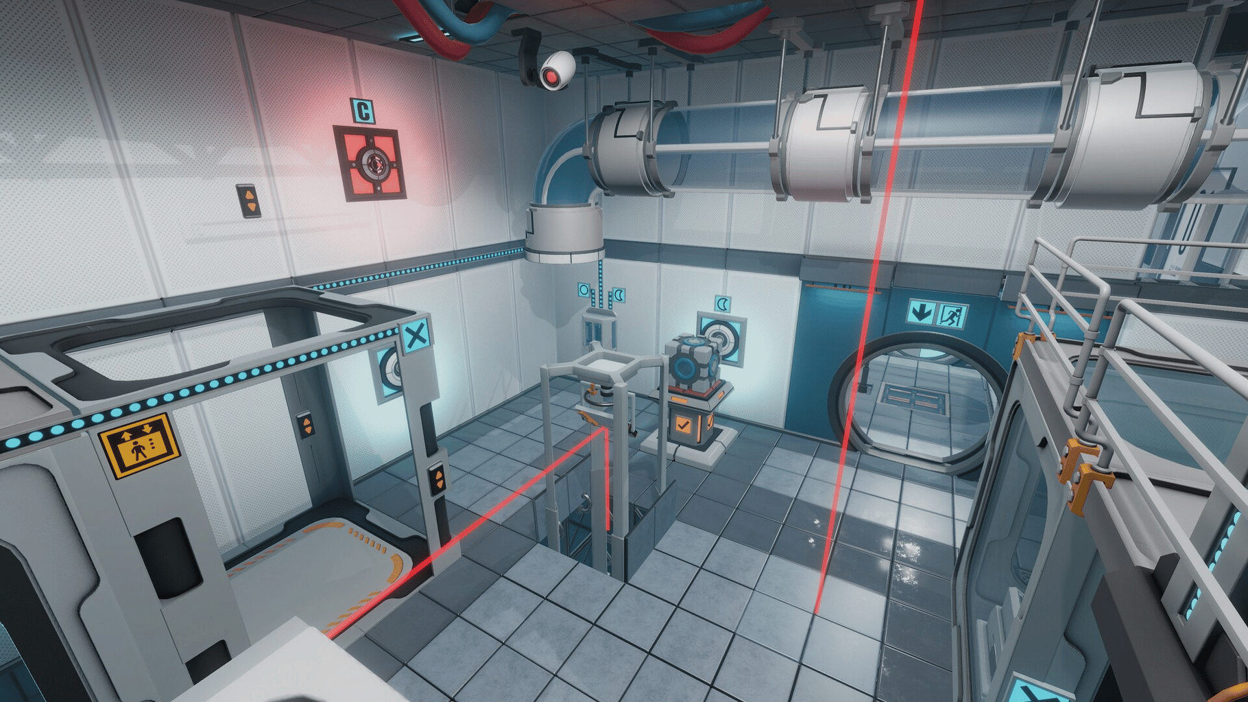 Escape Simulator: Portal Escape Chamber screenshot