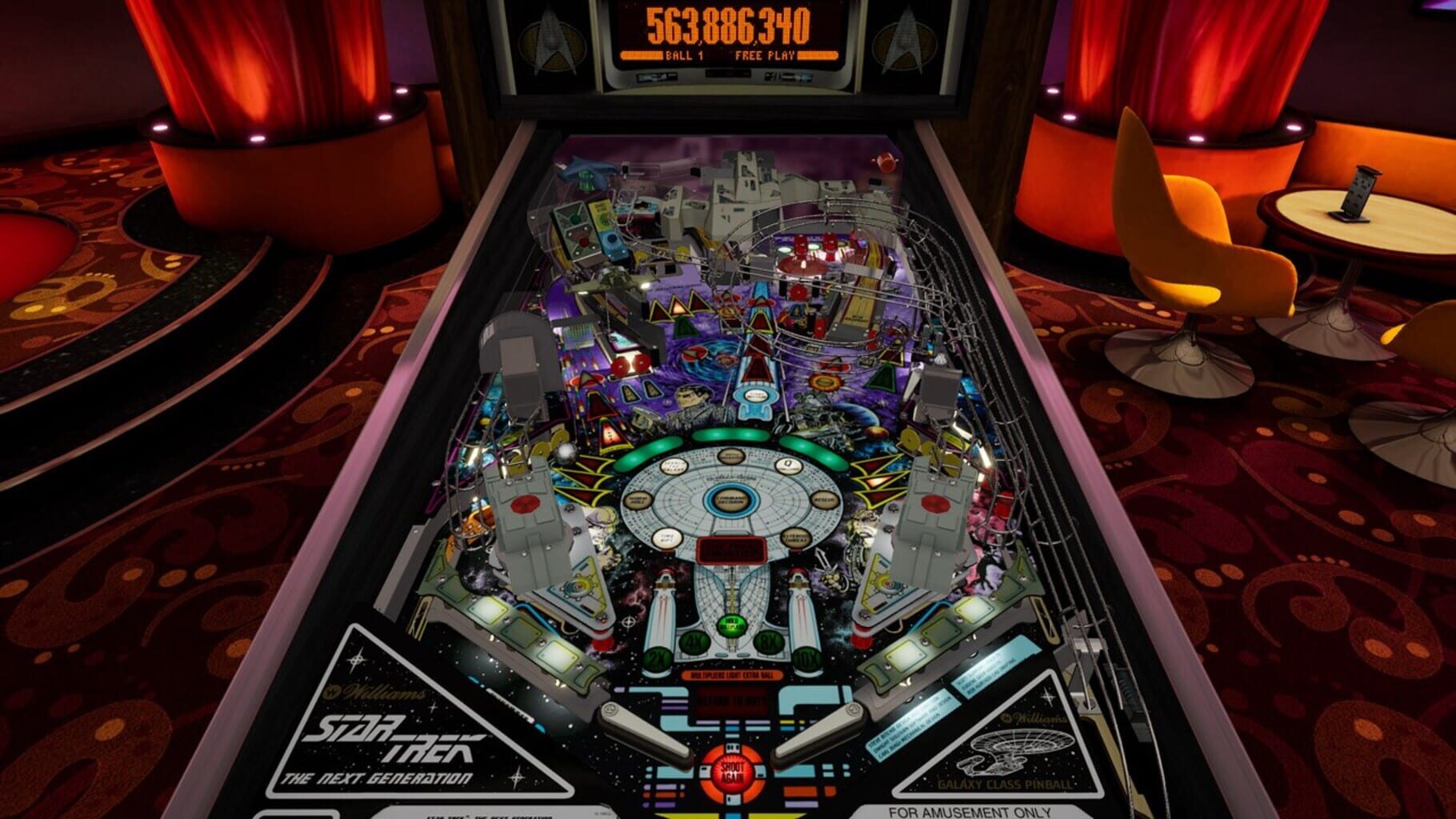 Captura de pantalla - Pinball FX: Williams Pinball - Star Trek: The Next Generation