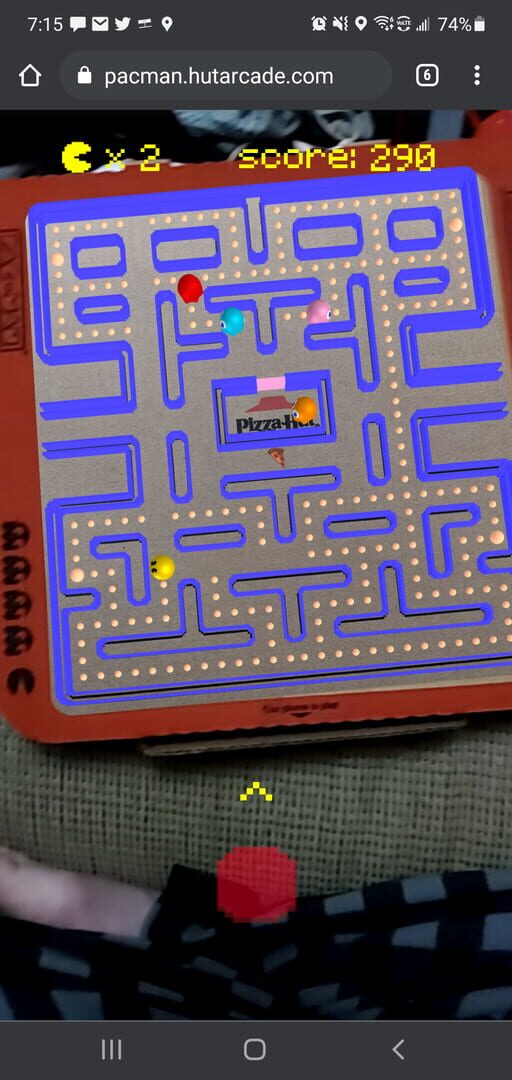 Captura de pantalla - Pizza Hut Arcade: Pac-Man