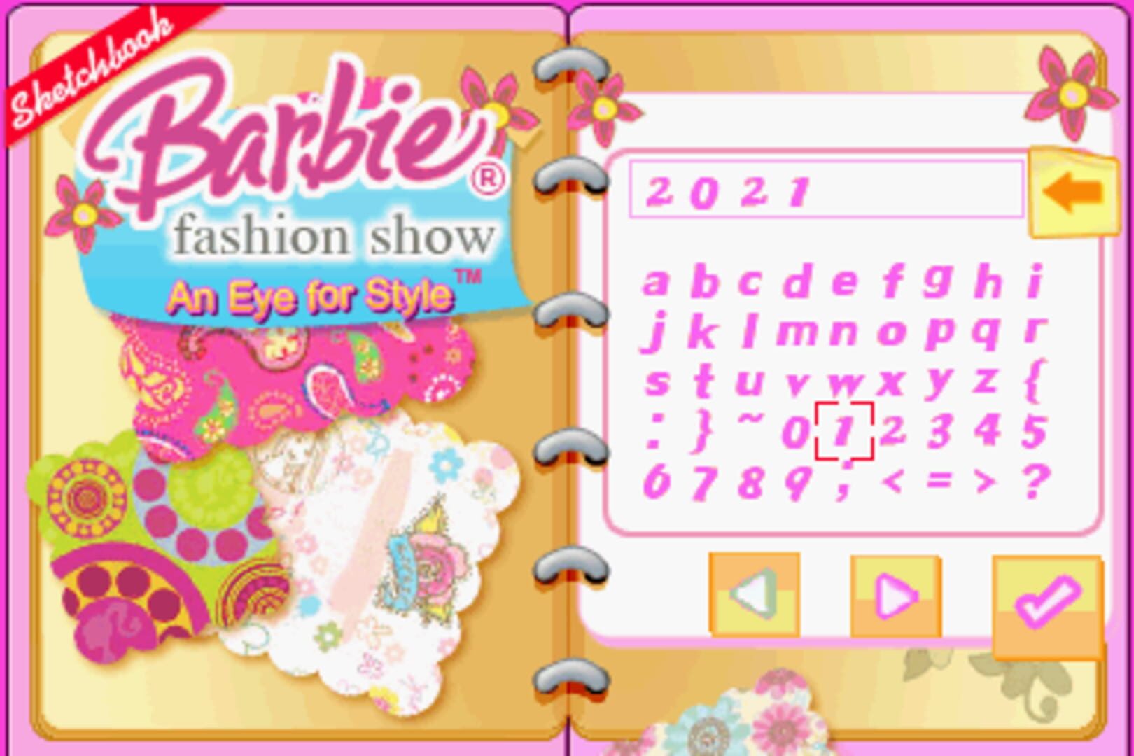 Captura de pantalla - Barbie Fashion Show: Eye for Style