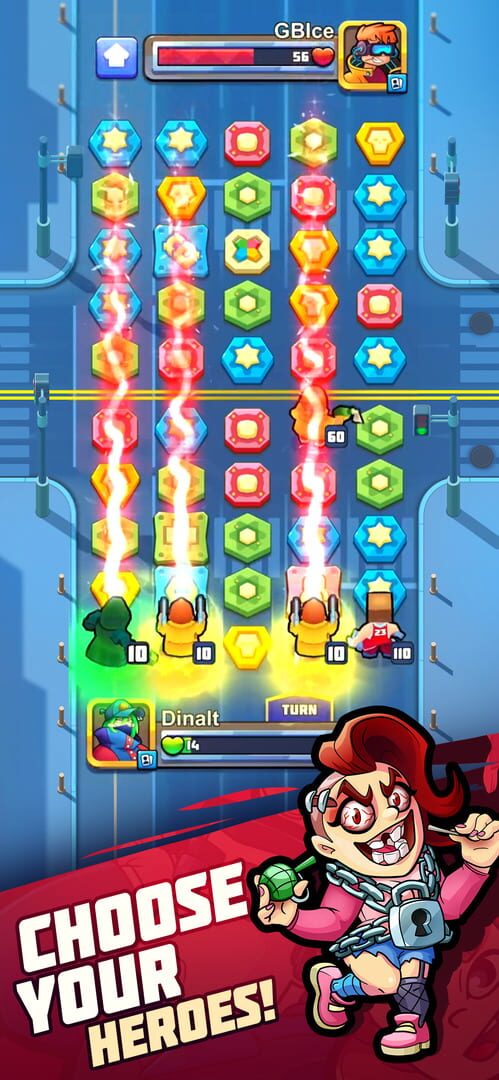 Puzzle Wars: Heroes - Screenshot
