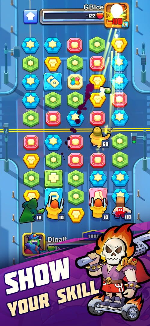 Puzzle Wars: Heroes - Screenshot