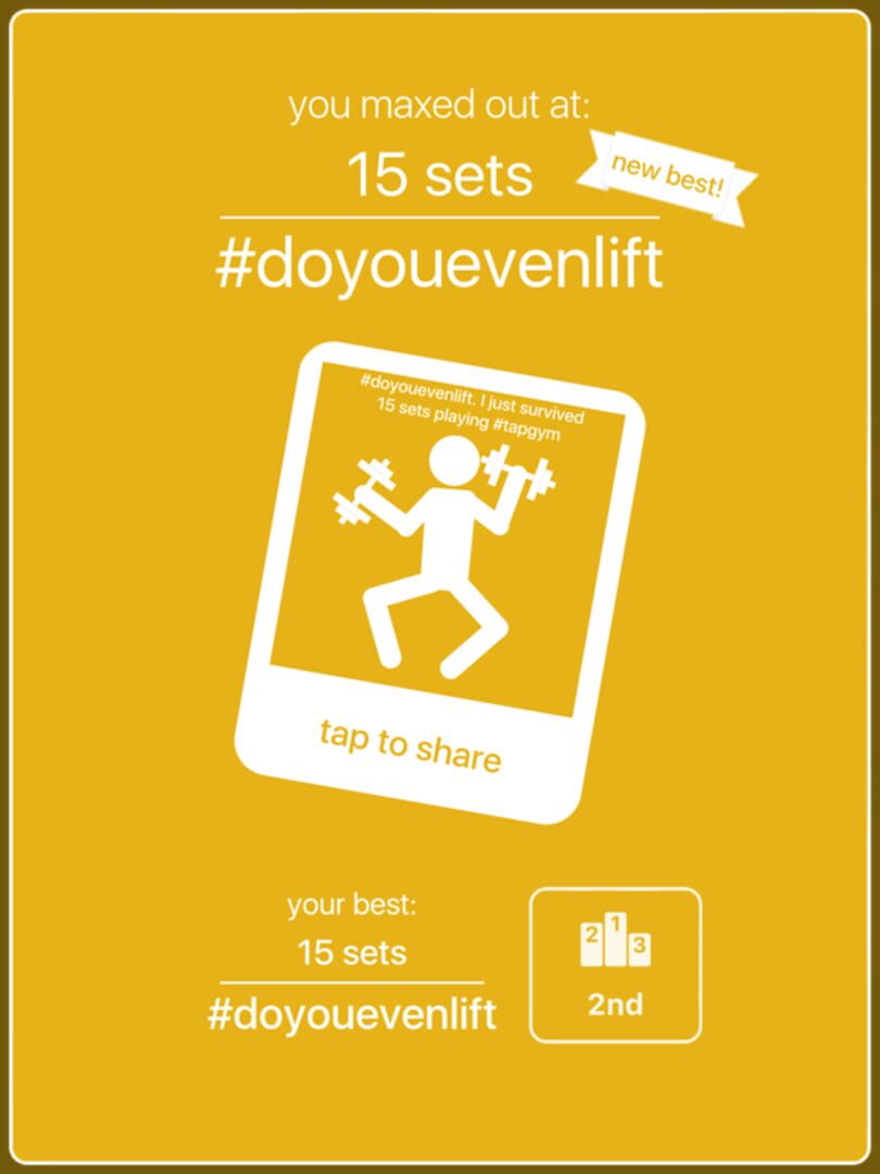 Tapgym - Screenshot