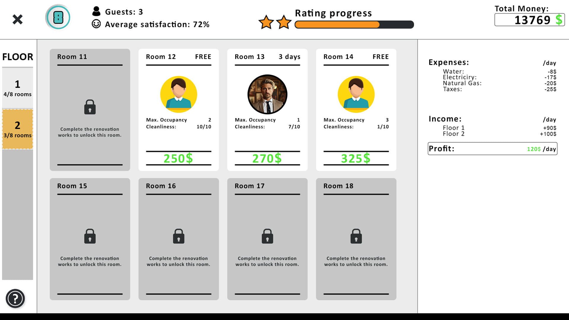 Motel Simulator: Create, Renovate & Grow Business - Screenshot