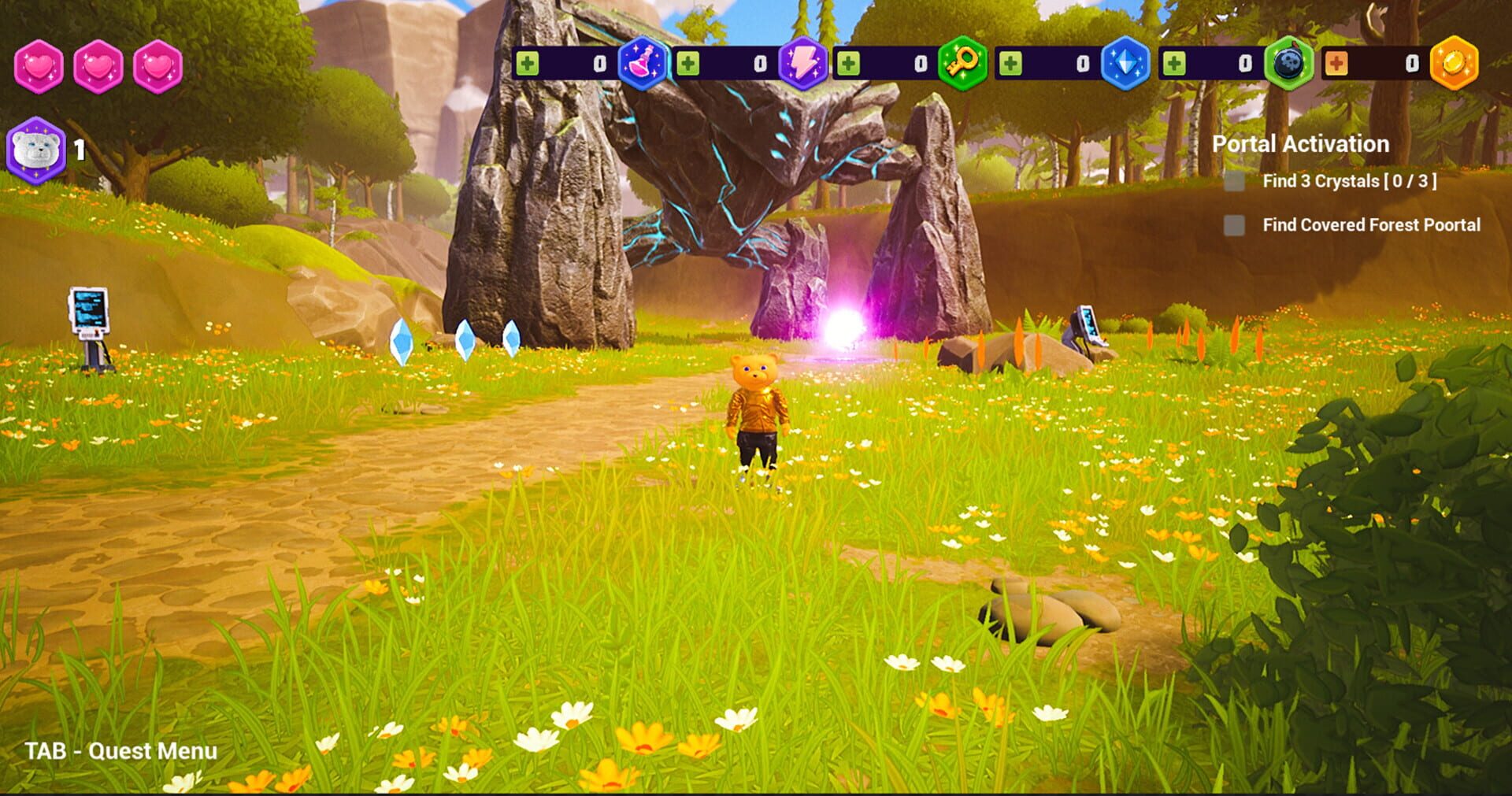 Rich Teddy Adventure - Screenshot