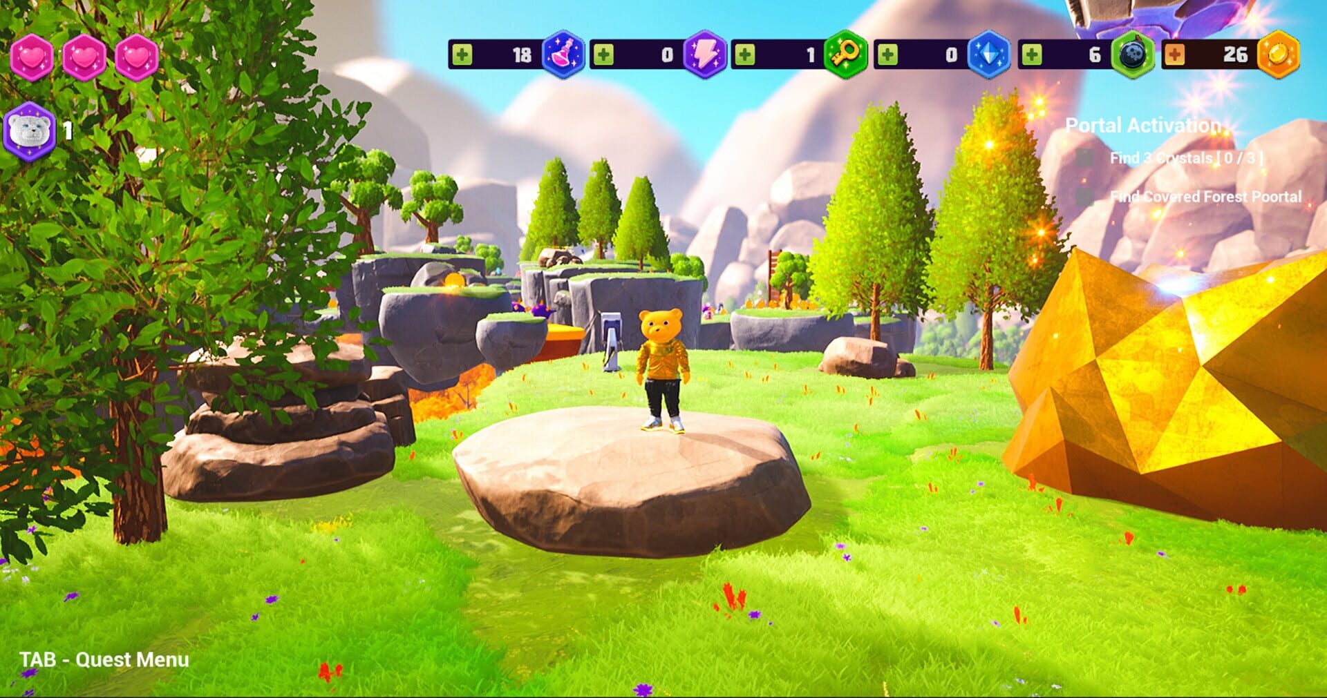 Rich Teddy Adventure - Screenshot