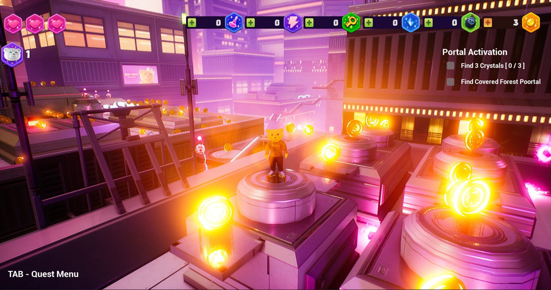 Rich Teddy Adventure - Screenshot