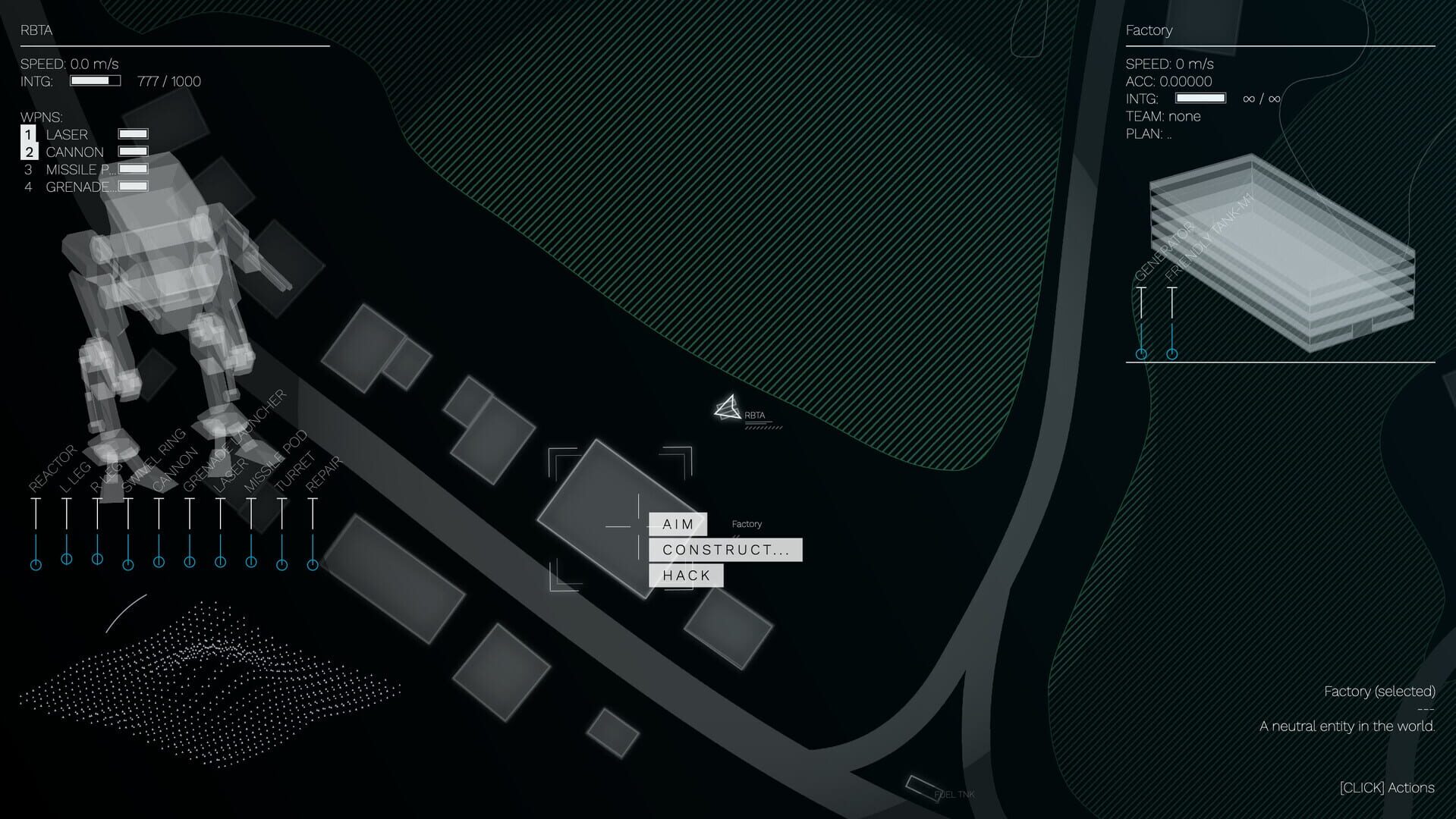Giant Robot Game - Screenshot