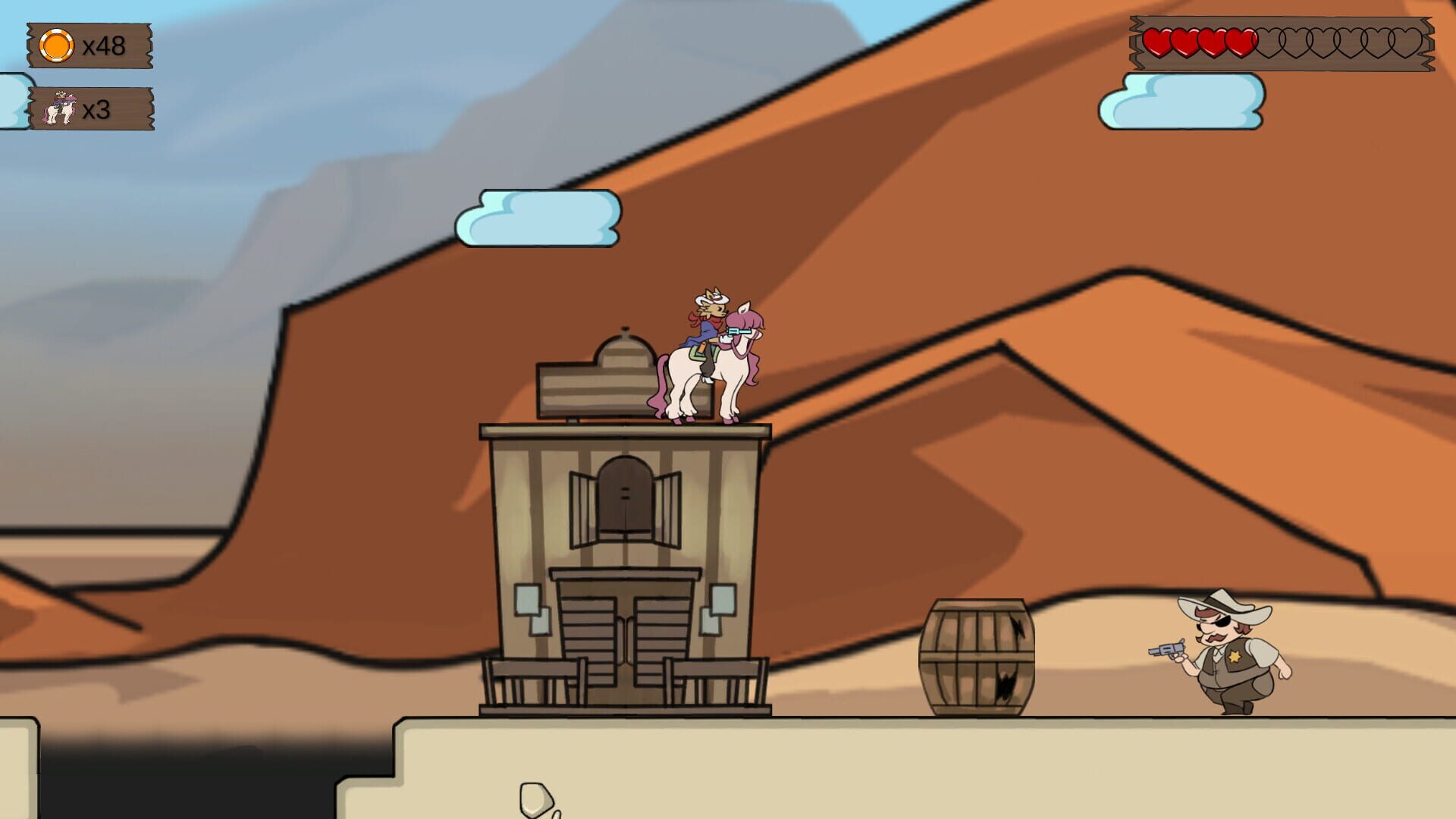 Wolf West - Screenshot