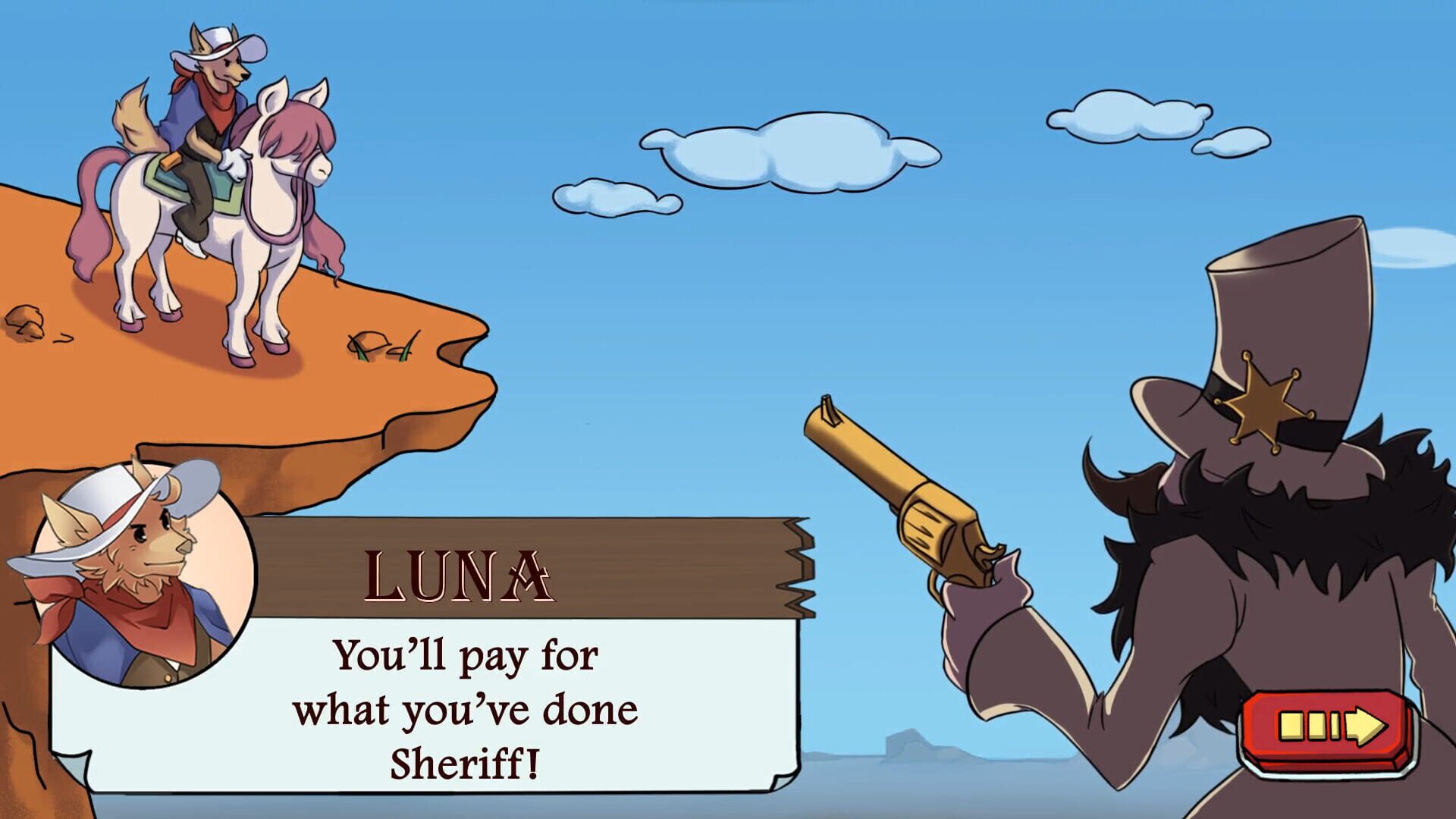 Wolf West - Screenshot