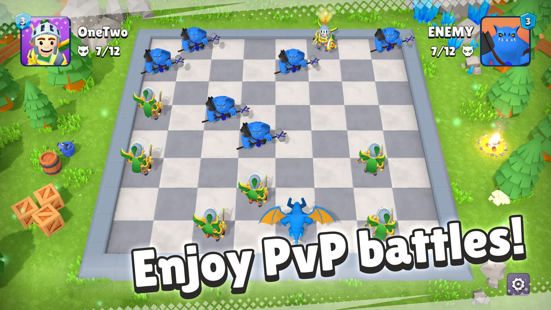 Checkers RPG: Online Battles - Screenshot