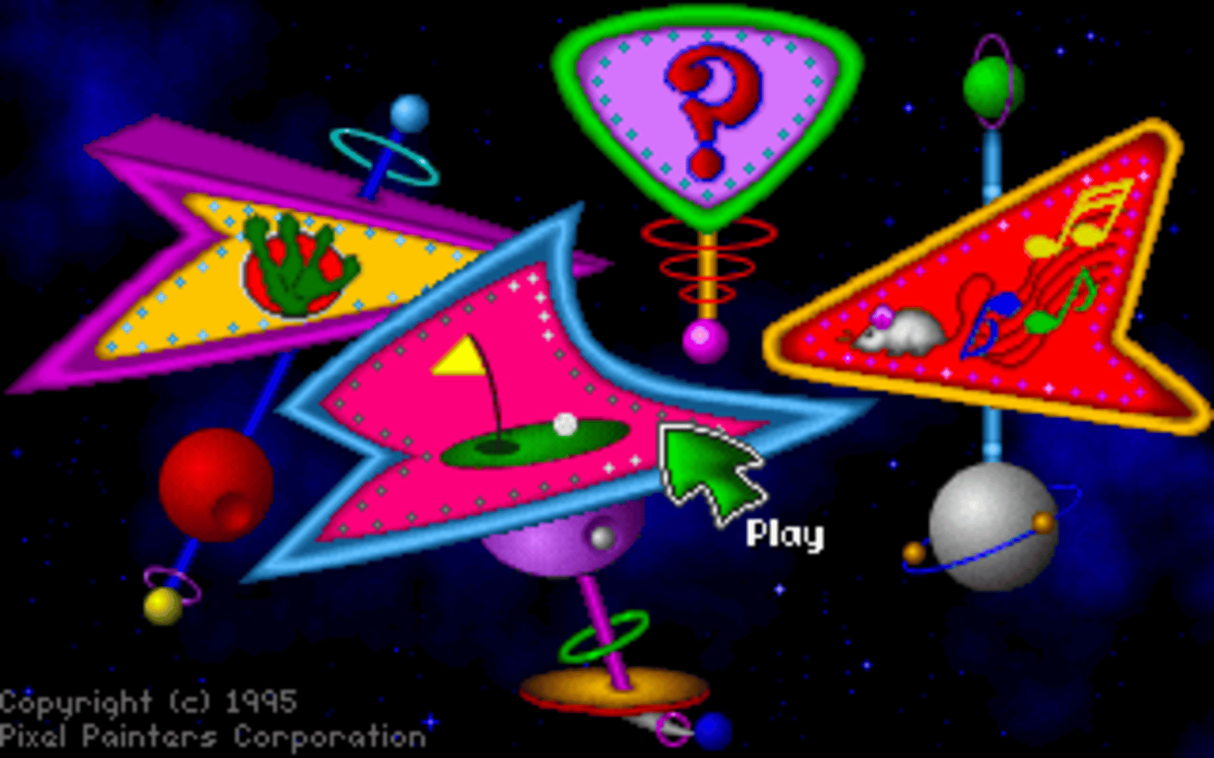 Fuzzy's World of Miniature Space Golf screenshot