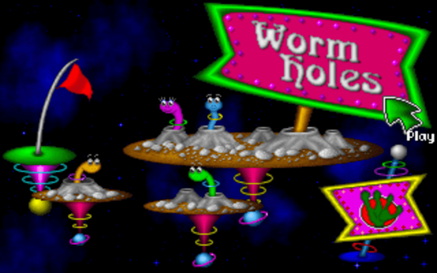 Fuzzy's World of Miniature Space Golf screenshot