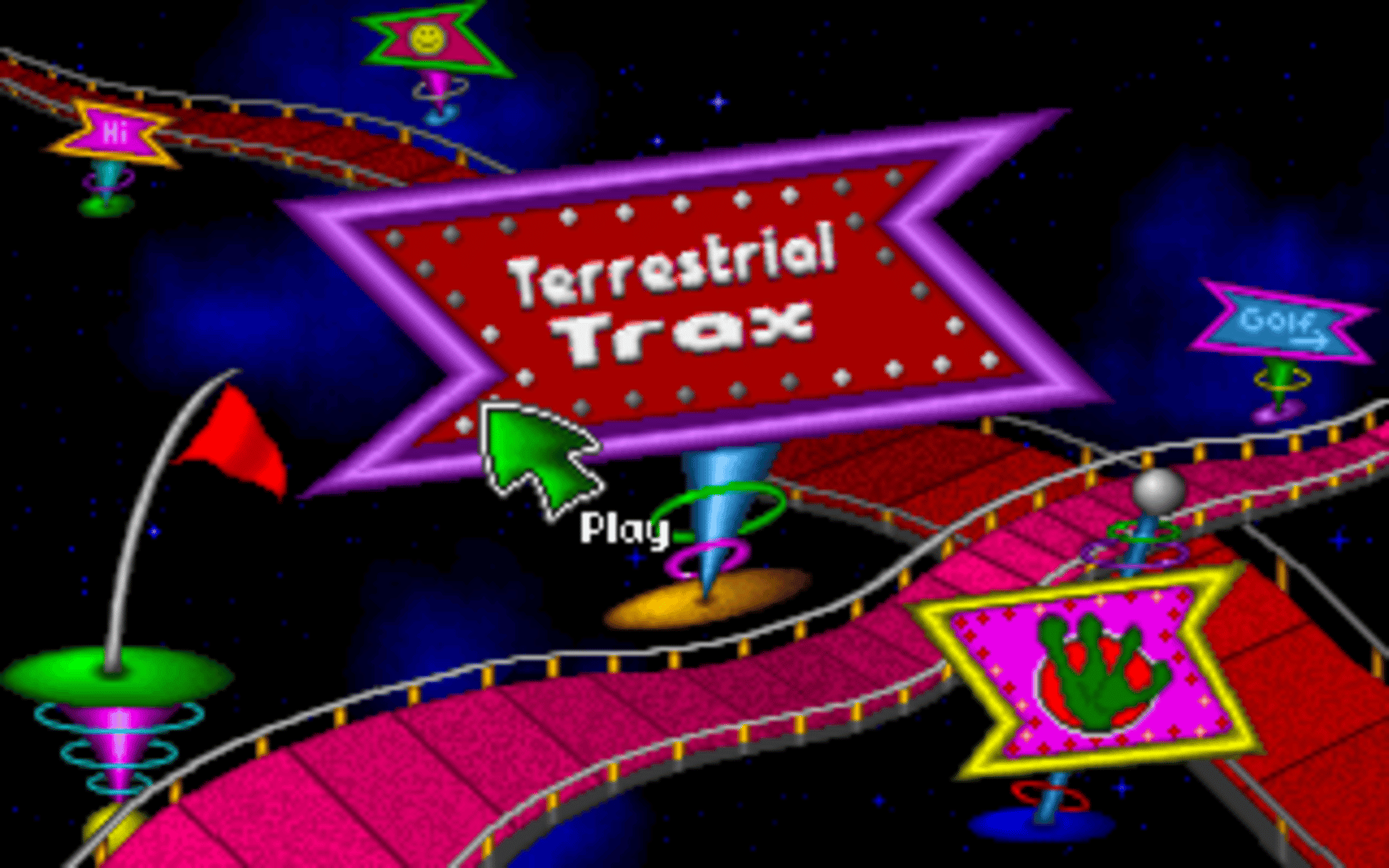 Fuzzy's World of Miniature Space Golf screenshot