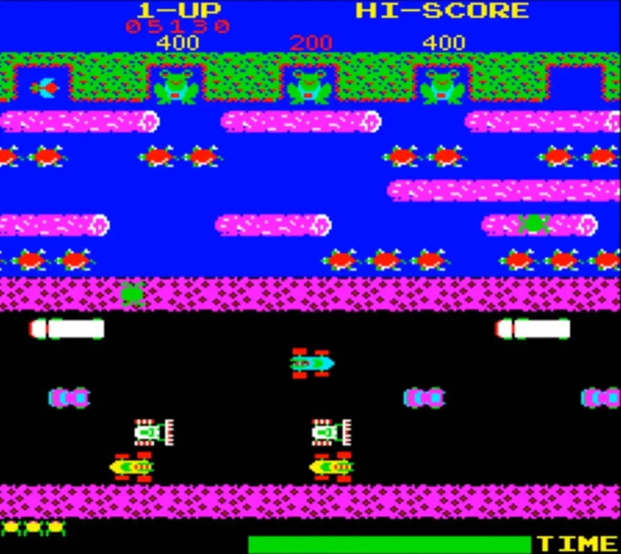 Captura de pantalla - Frogger