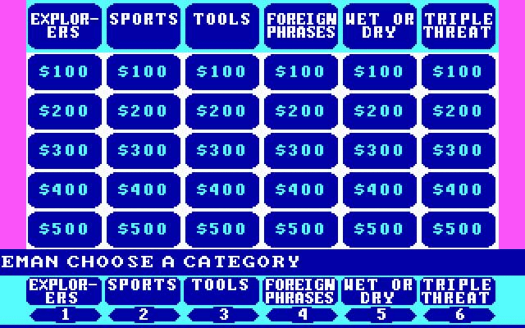 Jeopardy! screenshot