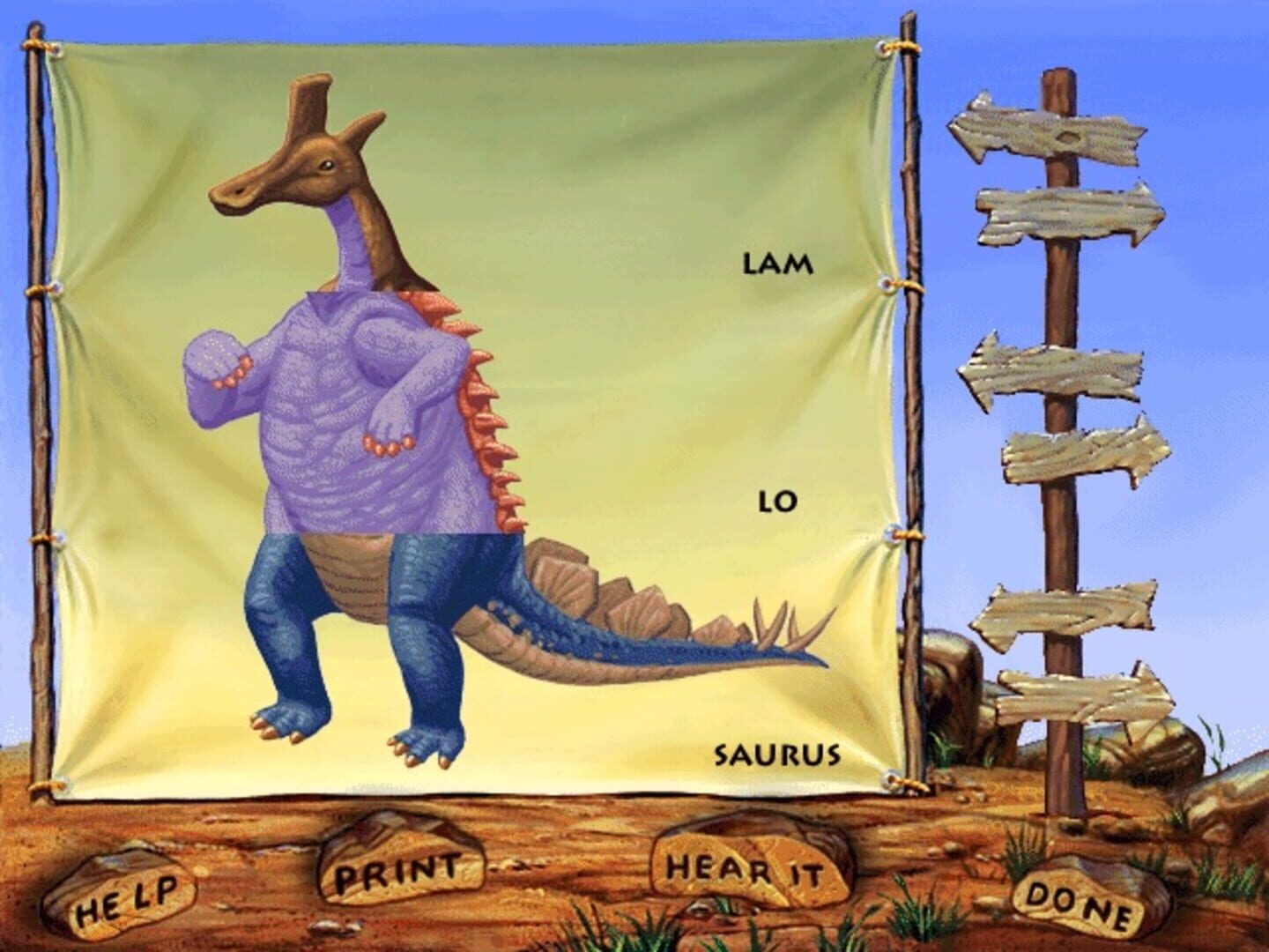 I Can Be a Dinosaur Finder - Screenshot