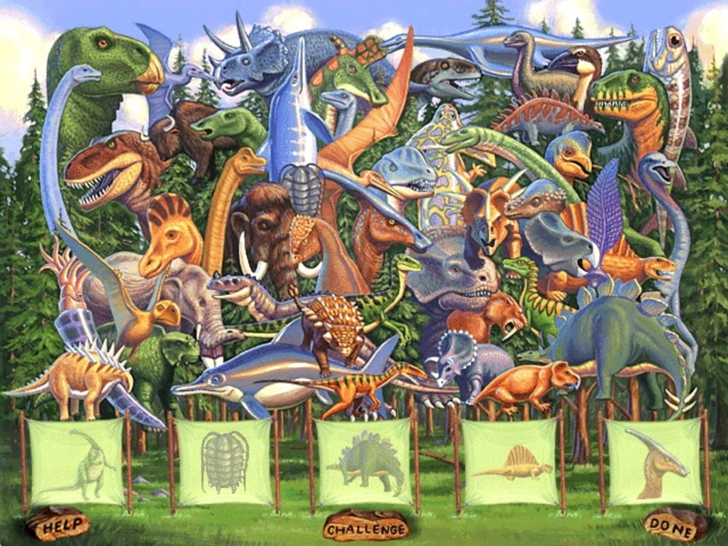 I Can Be a Dinosaur Finder - Screenshot