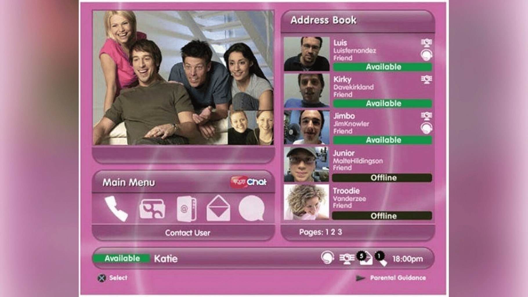 EyeToy: Chat screenshot