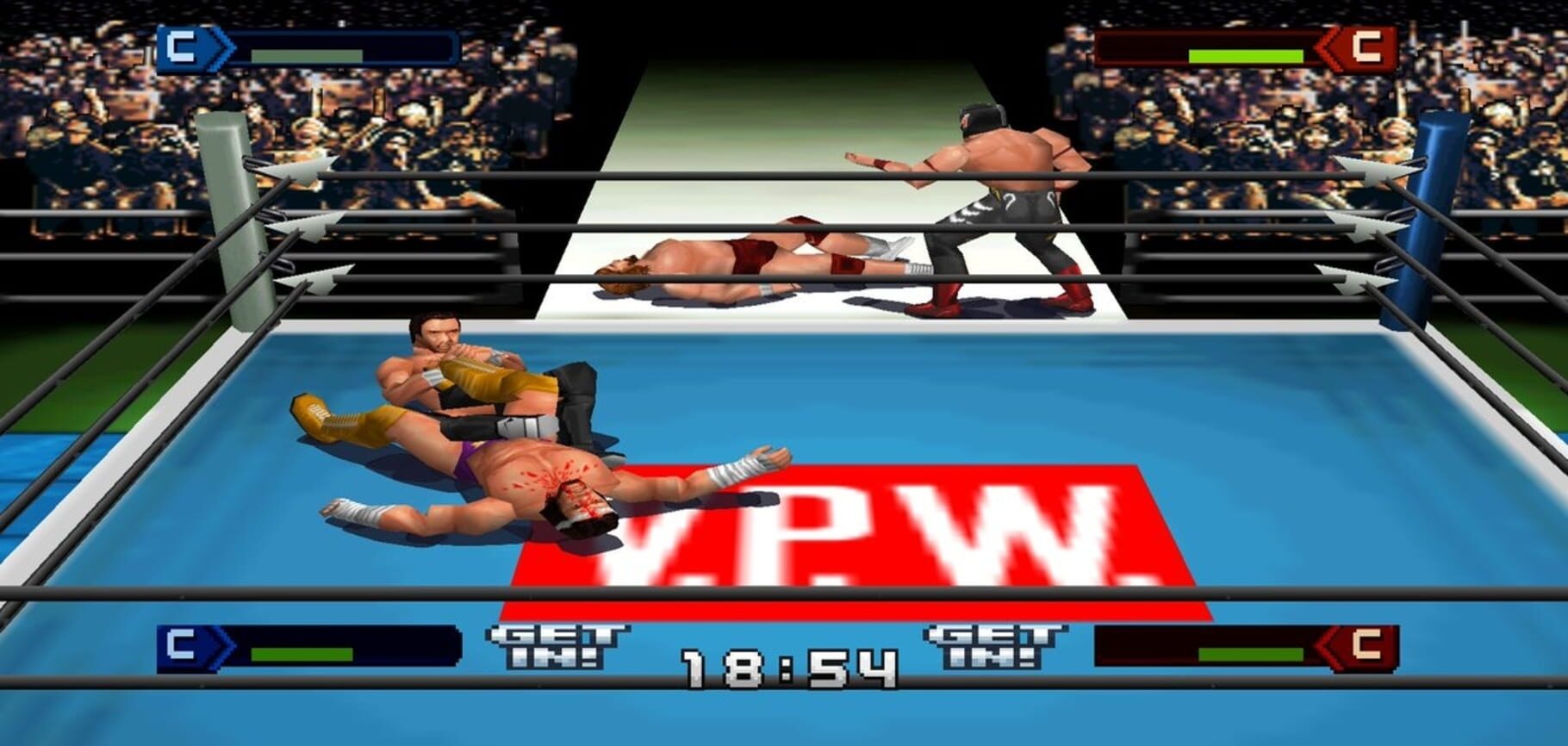 Captura de pantalla - Virtual Pro-Wrestling 2: Freem Edition