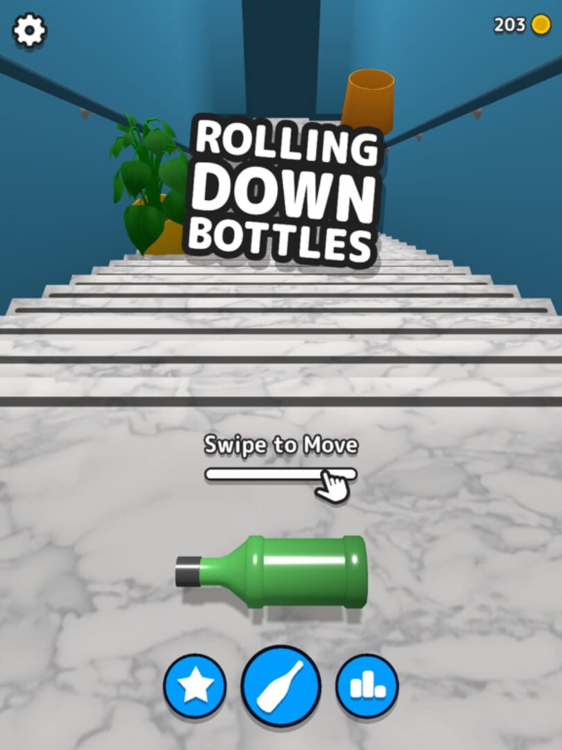 Rolling Down Bottles - Screenshot