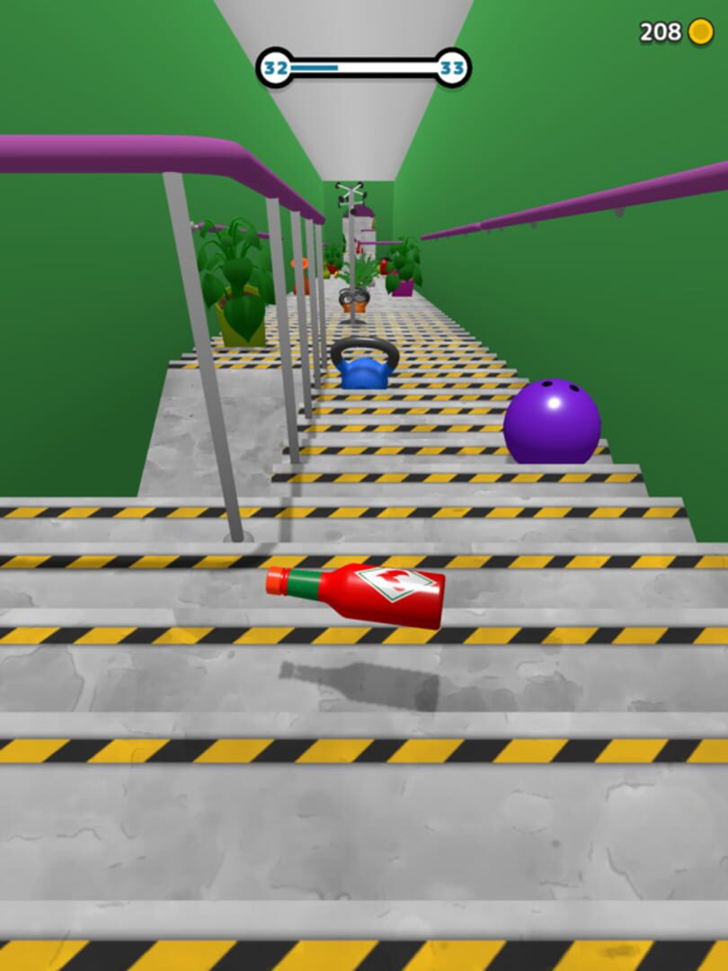 Rolling Down Bottles - Screenshot