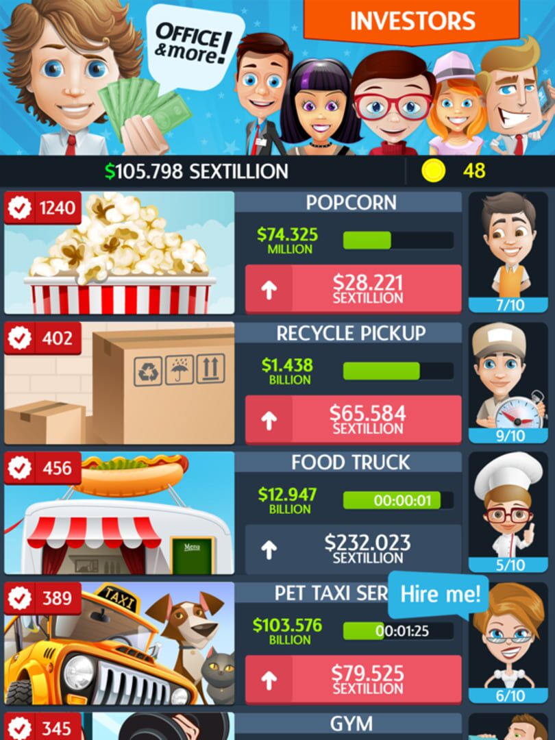 Business Superstar Idle Tycoon - Screenshot