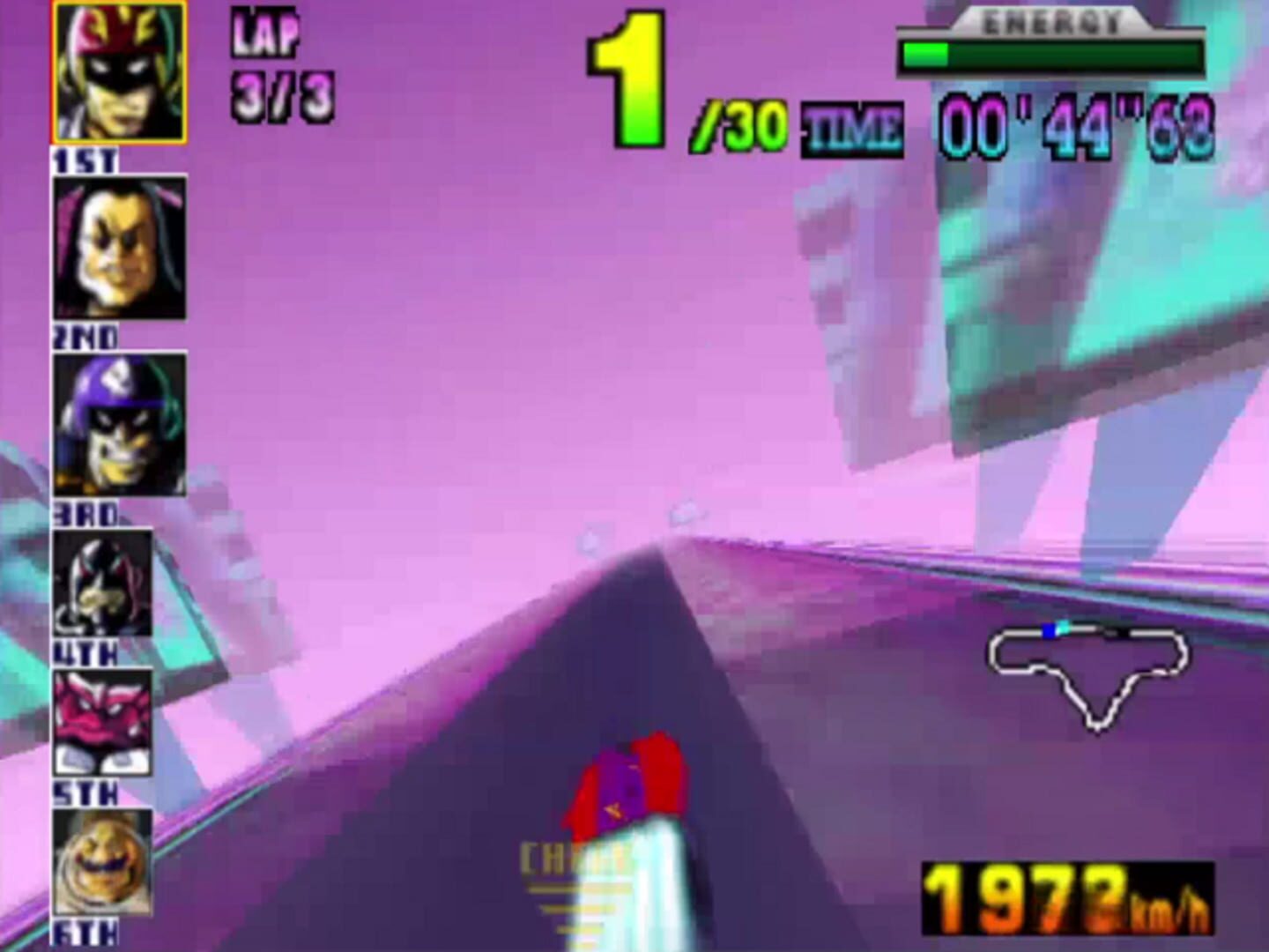 Captura de pantalla - F-Zero ZX Overdrive