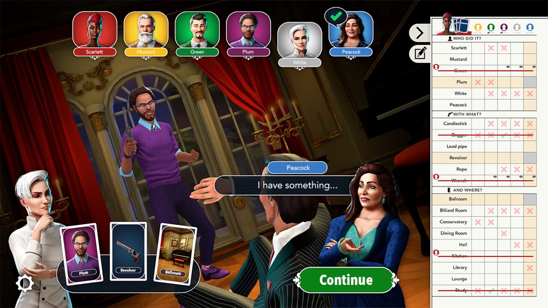 Clue/Cluedo screenshot